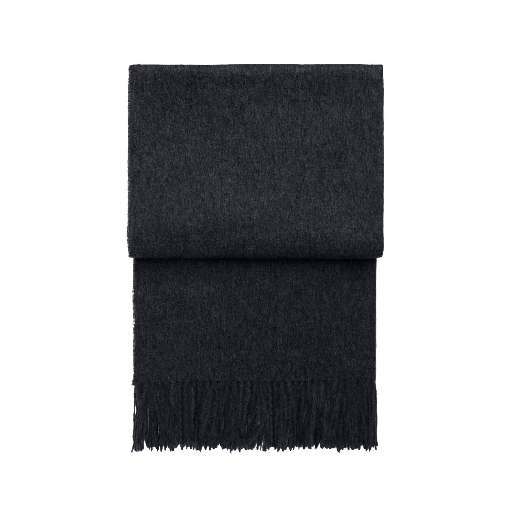 Alpakkapledd  Classic Dark Grey - Hovedbilde
