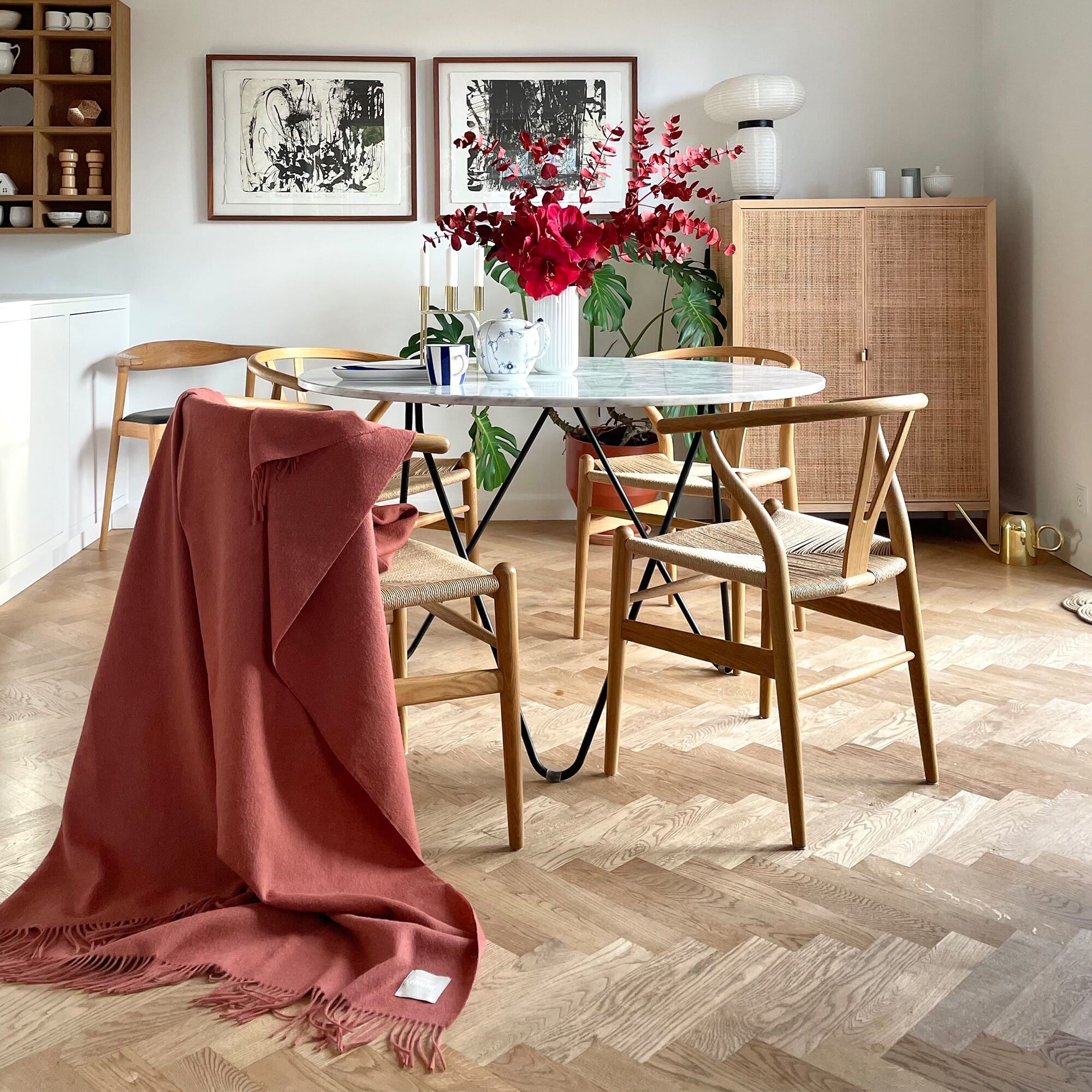 Alpakkapledd  Classic Rusty Red - Bilde 2
