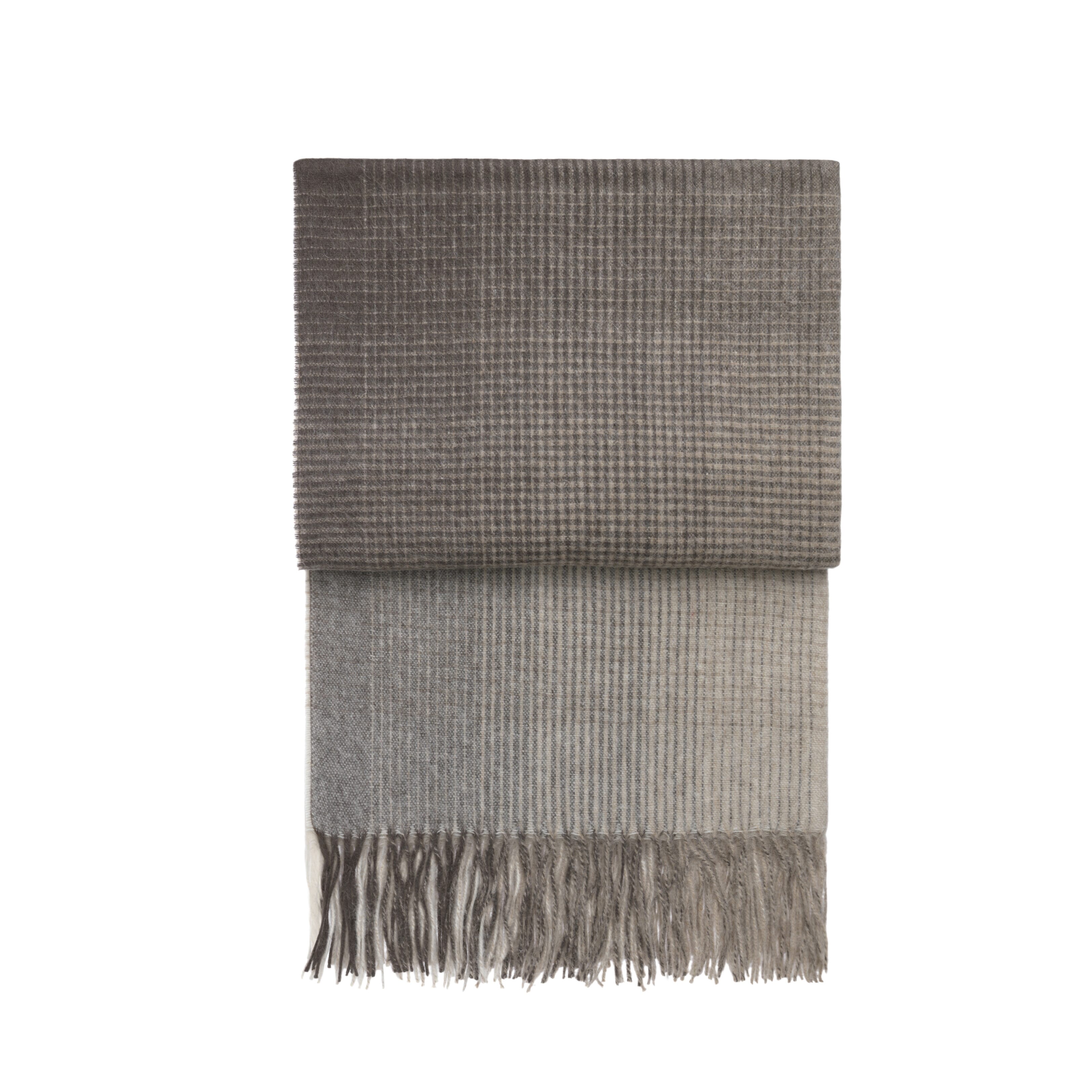 Alpakkapledd  Horizon Brown - Hovedbilde