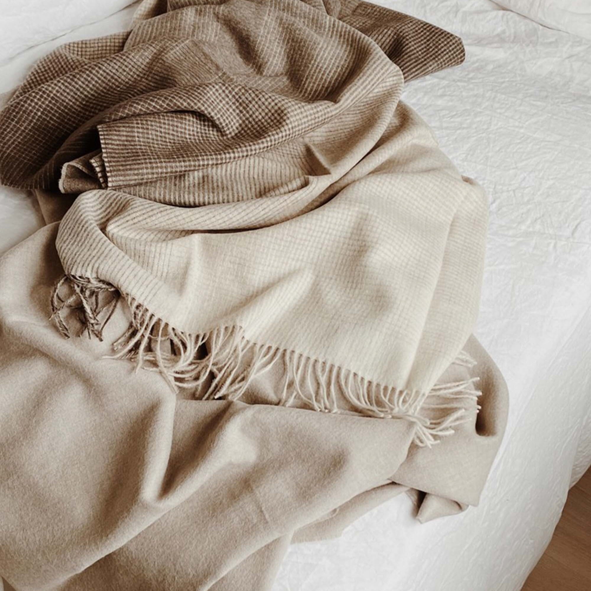 Alpakkapledd  Horizon Brown - Bilde 2