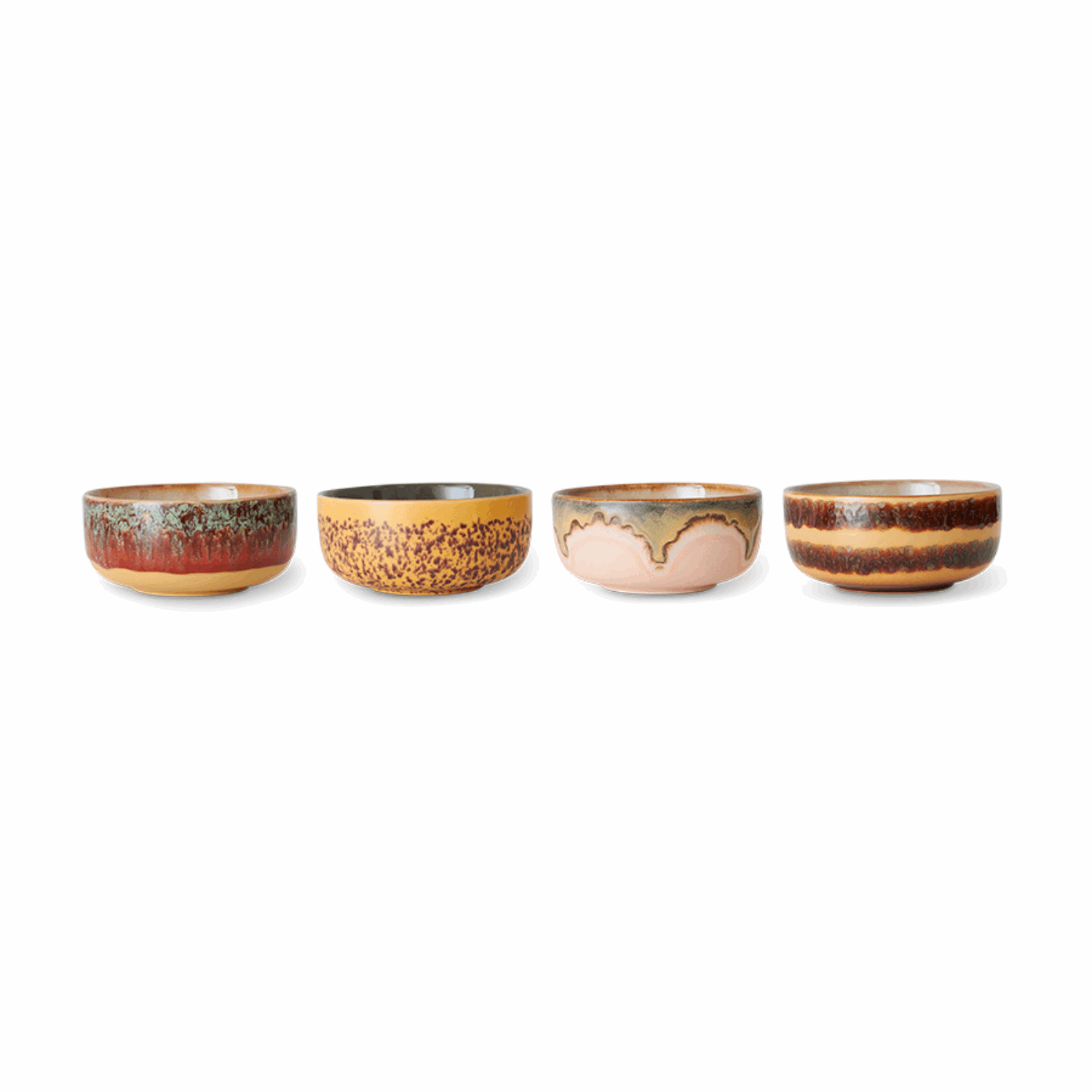 70s ceramics: dessert bowls harbour (set of 4) - Bilde 2
