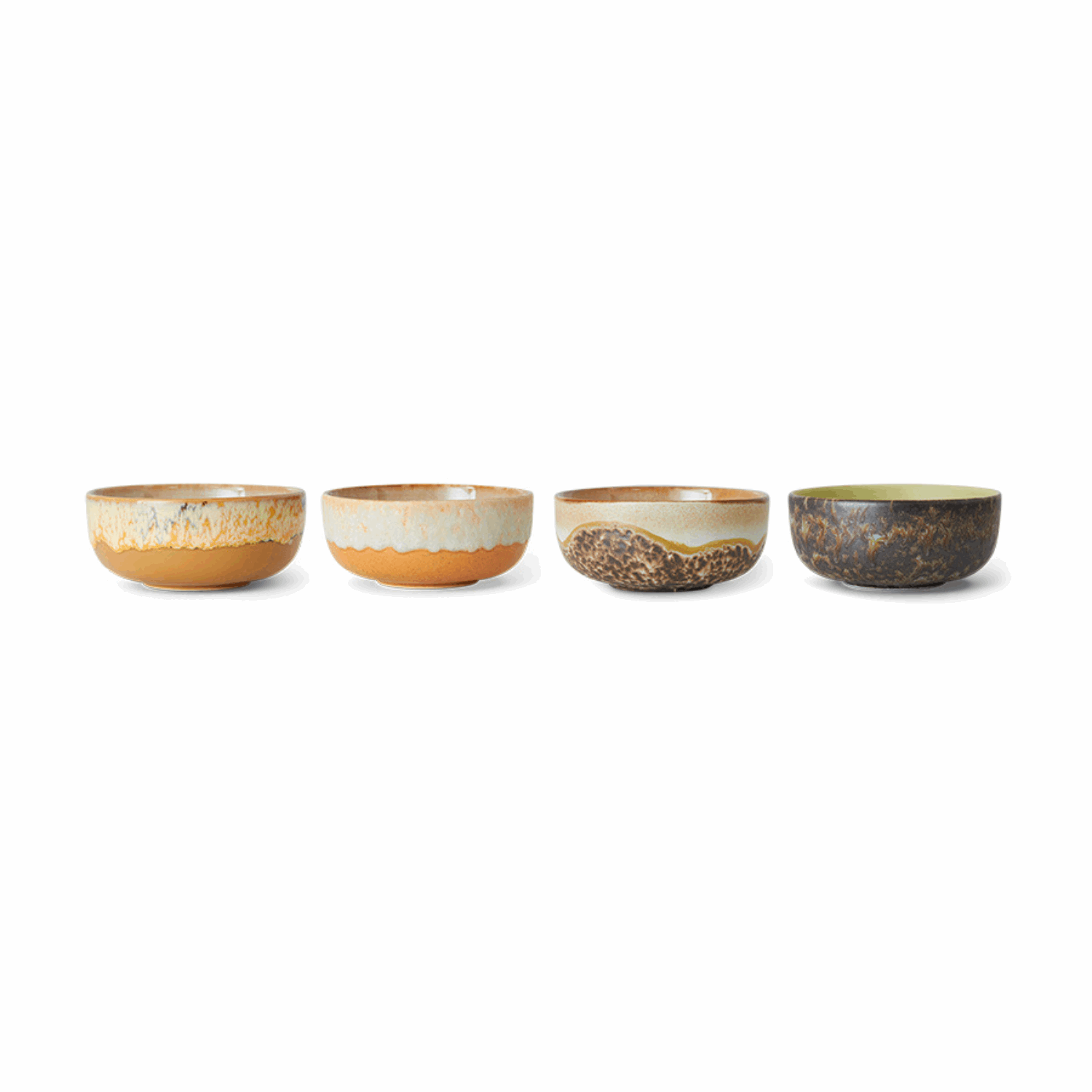 70s ceramics: tapas bowls drift (set of 4) - Bilde 2