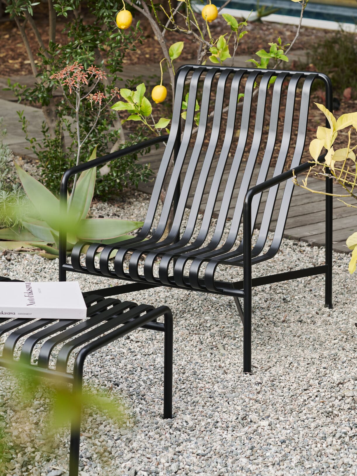 Palissade Lounge Chair High Antrasite - Bilde 2
