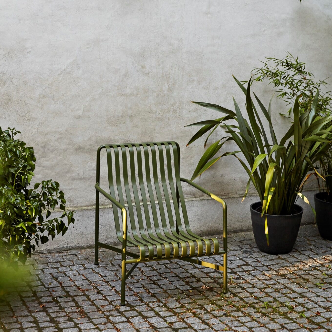 Palissade Lounge Chair High Olive - Bilde 2