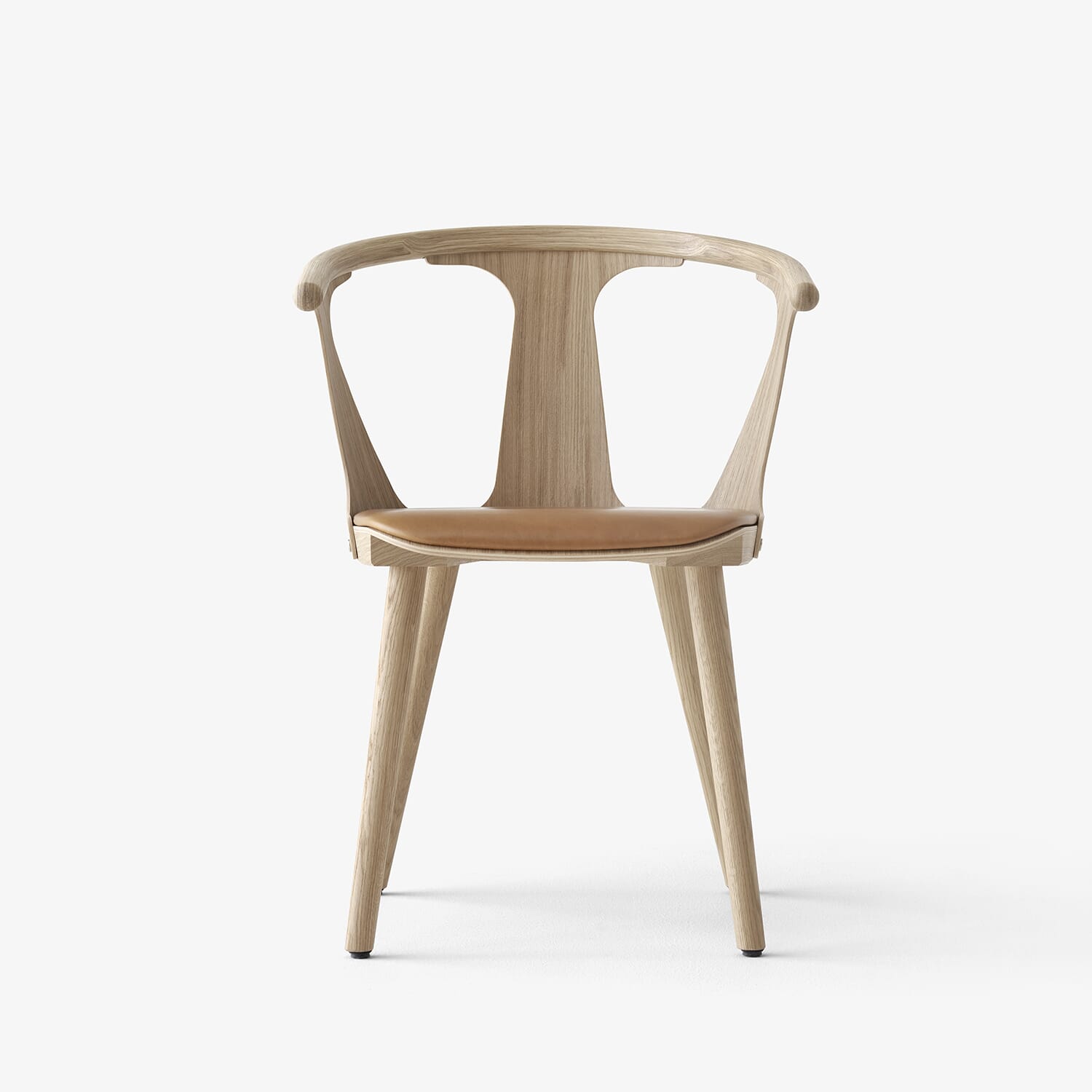 2 stk | In Between Stol SK2 Eik/Cognac Skinn - Hovedbilde