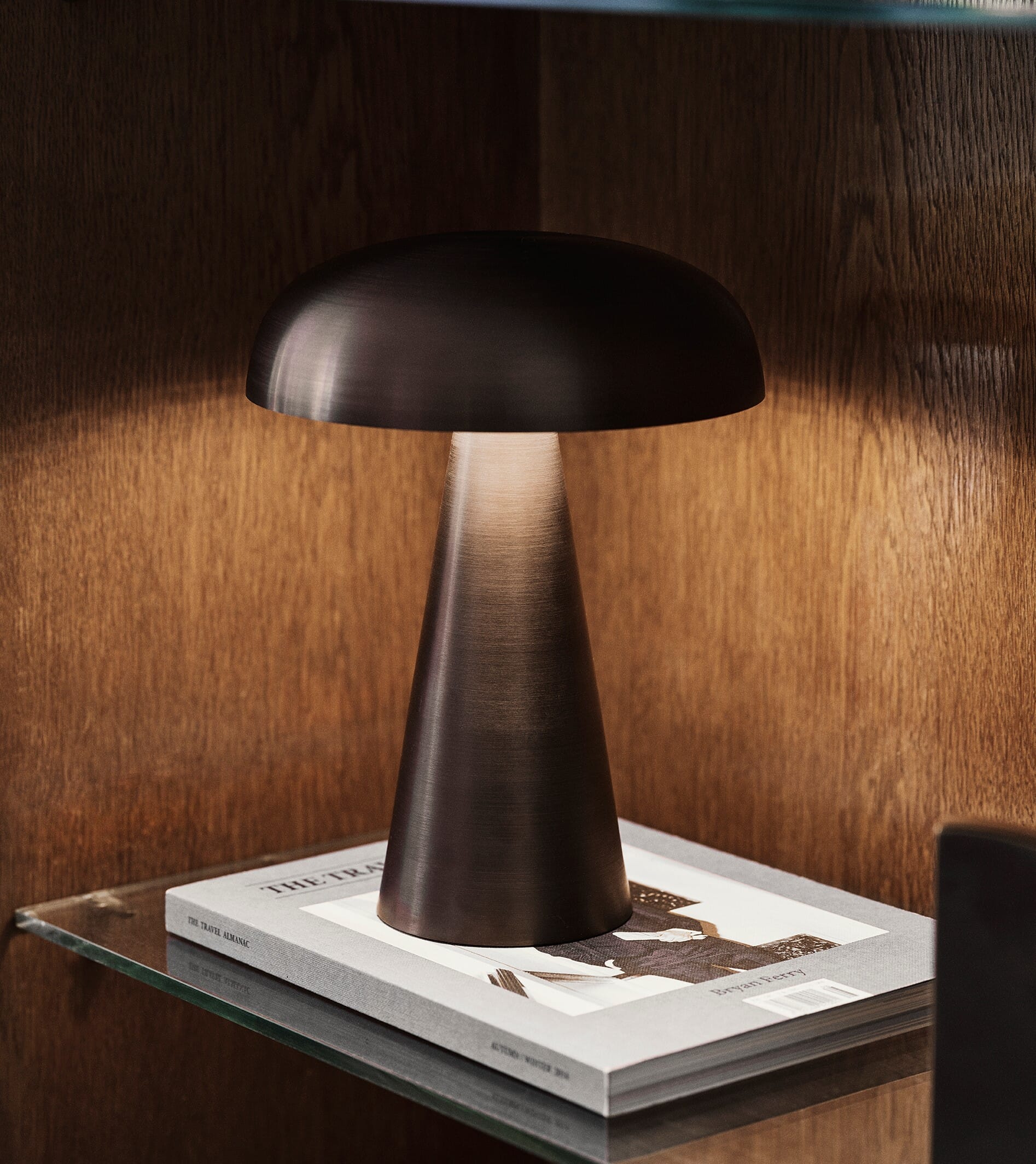 Como Oppladbar Lampe SC53 Bronzed Brass