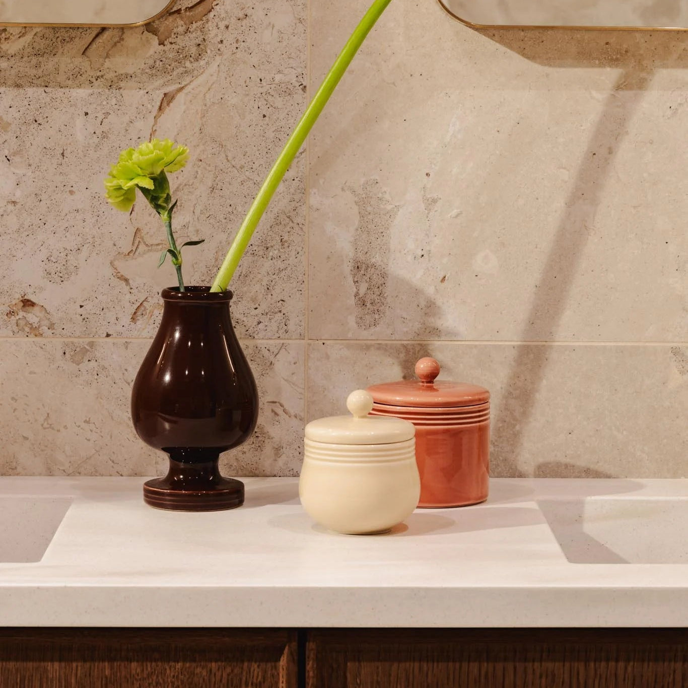 Krukke m/lokk Marsipan H11,5cm