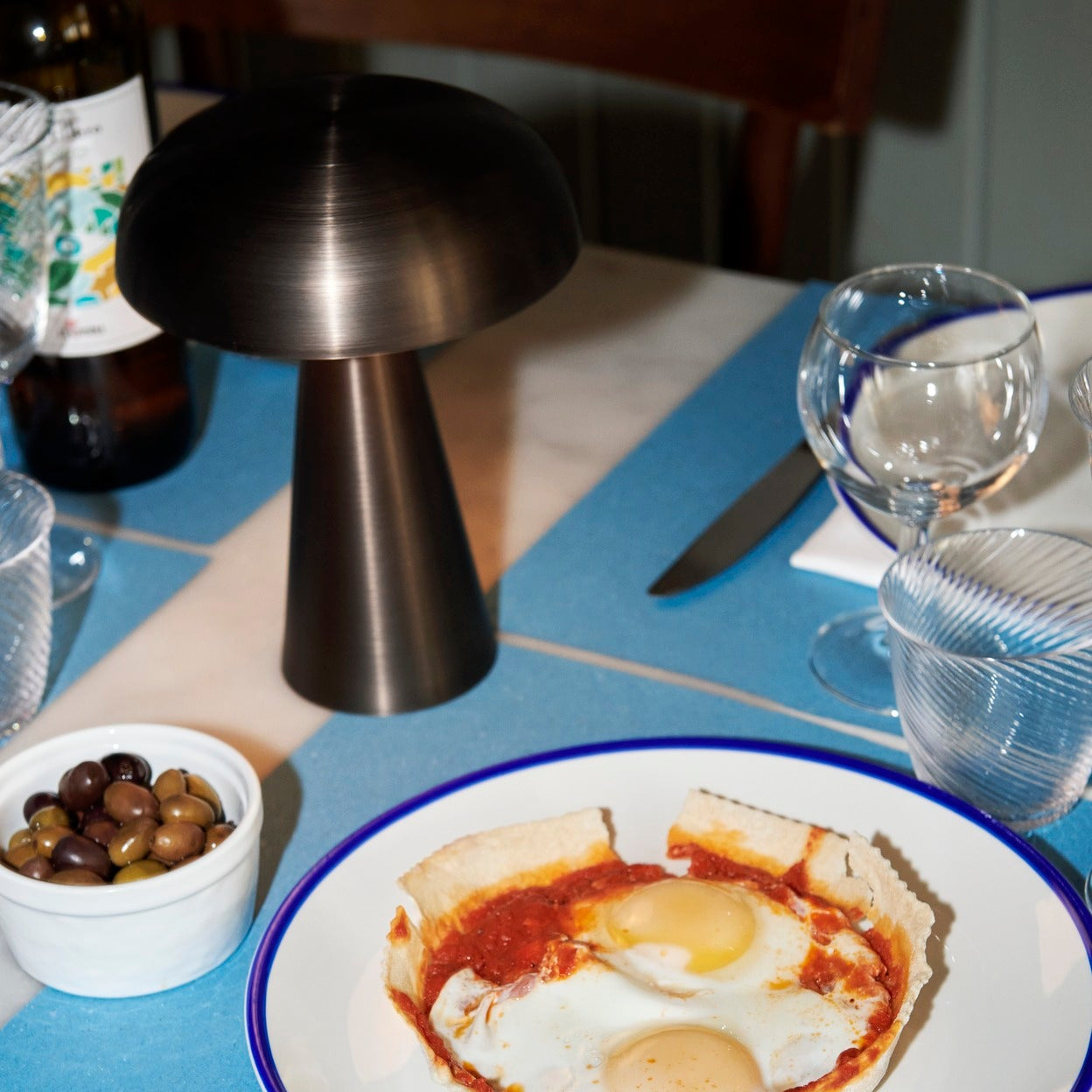 Como Oppladbar Lampe SC53 Bronzed Brass