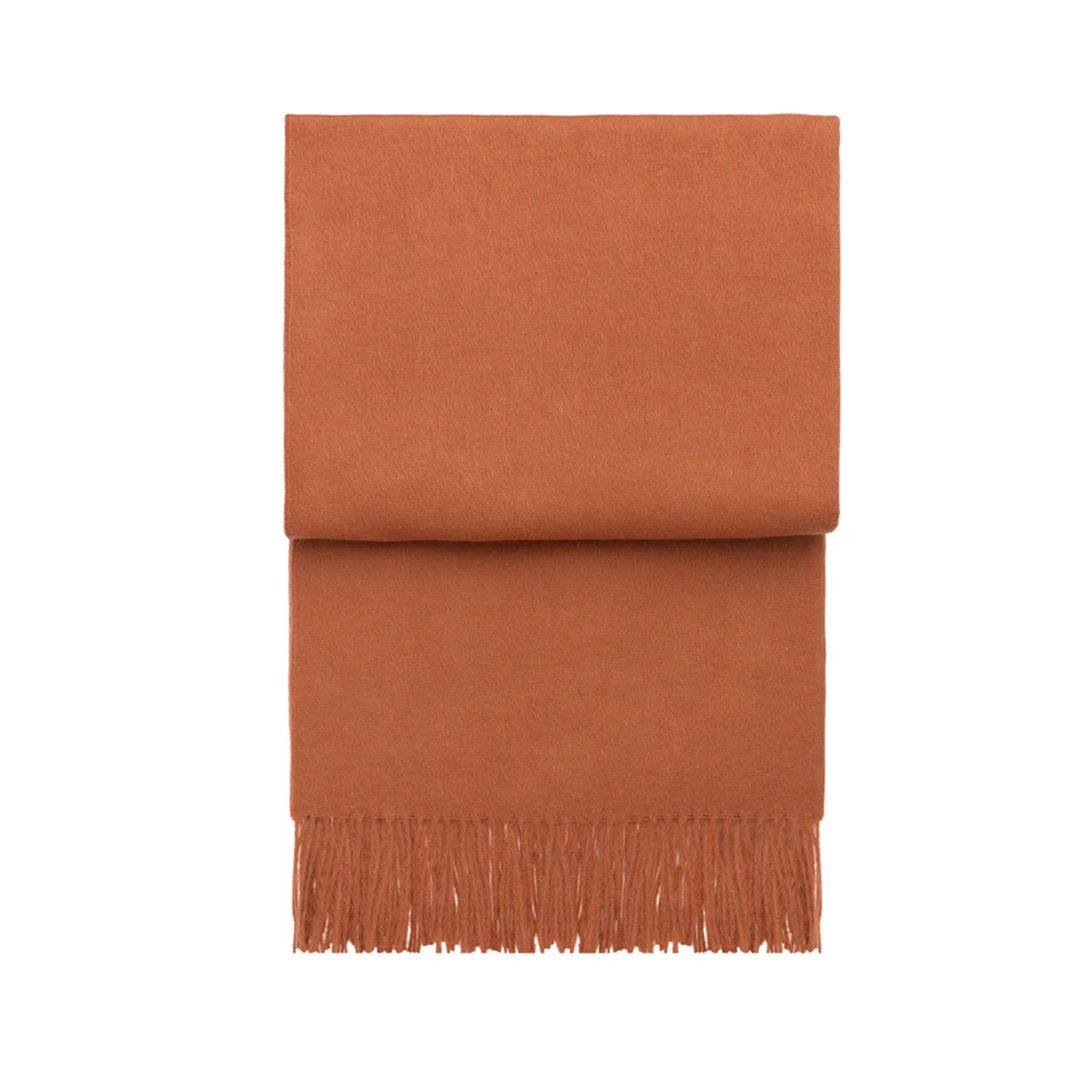 Alpakkapledd Classic Terracotta