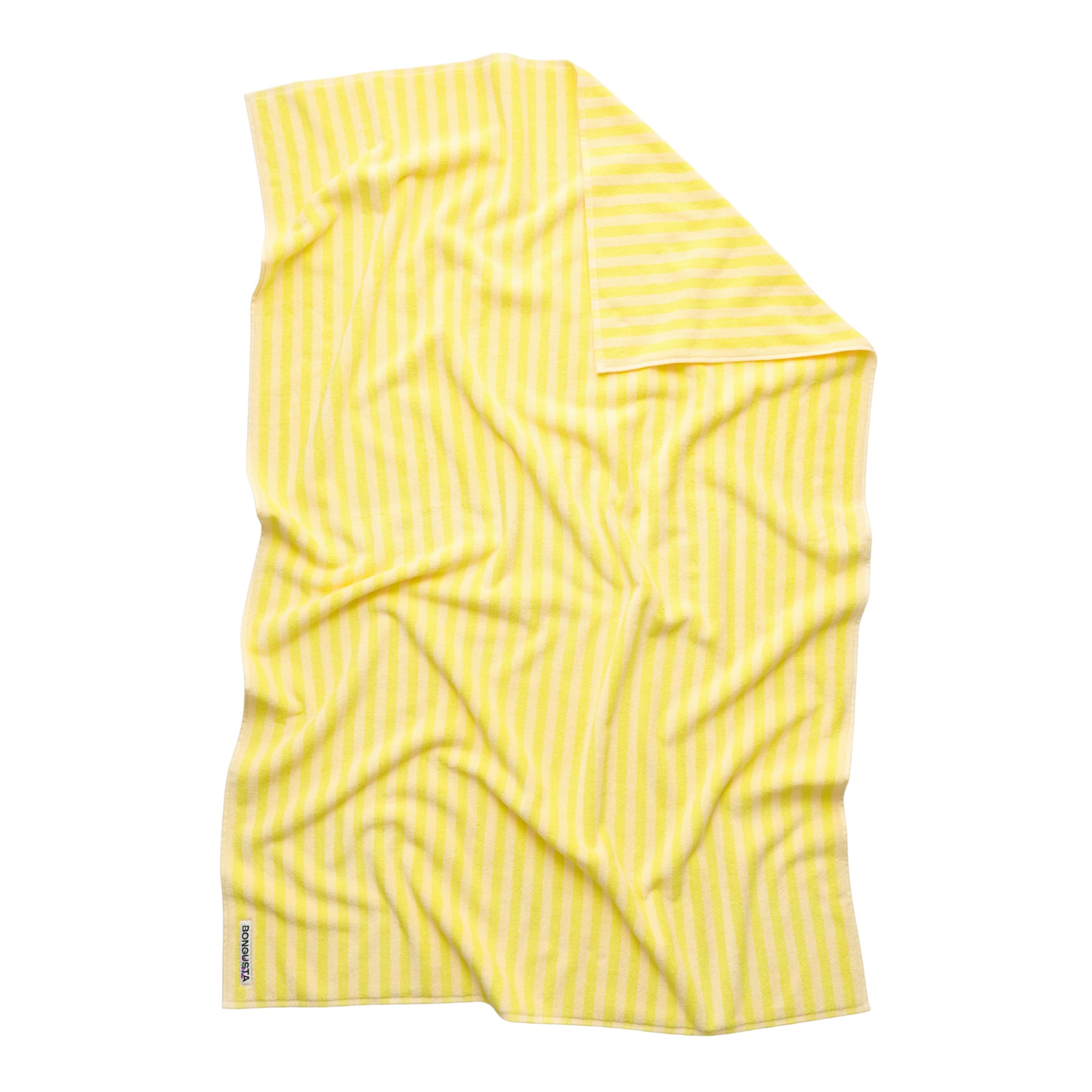 Badehåndkle Pristine & Neon Yellow 100x150