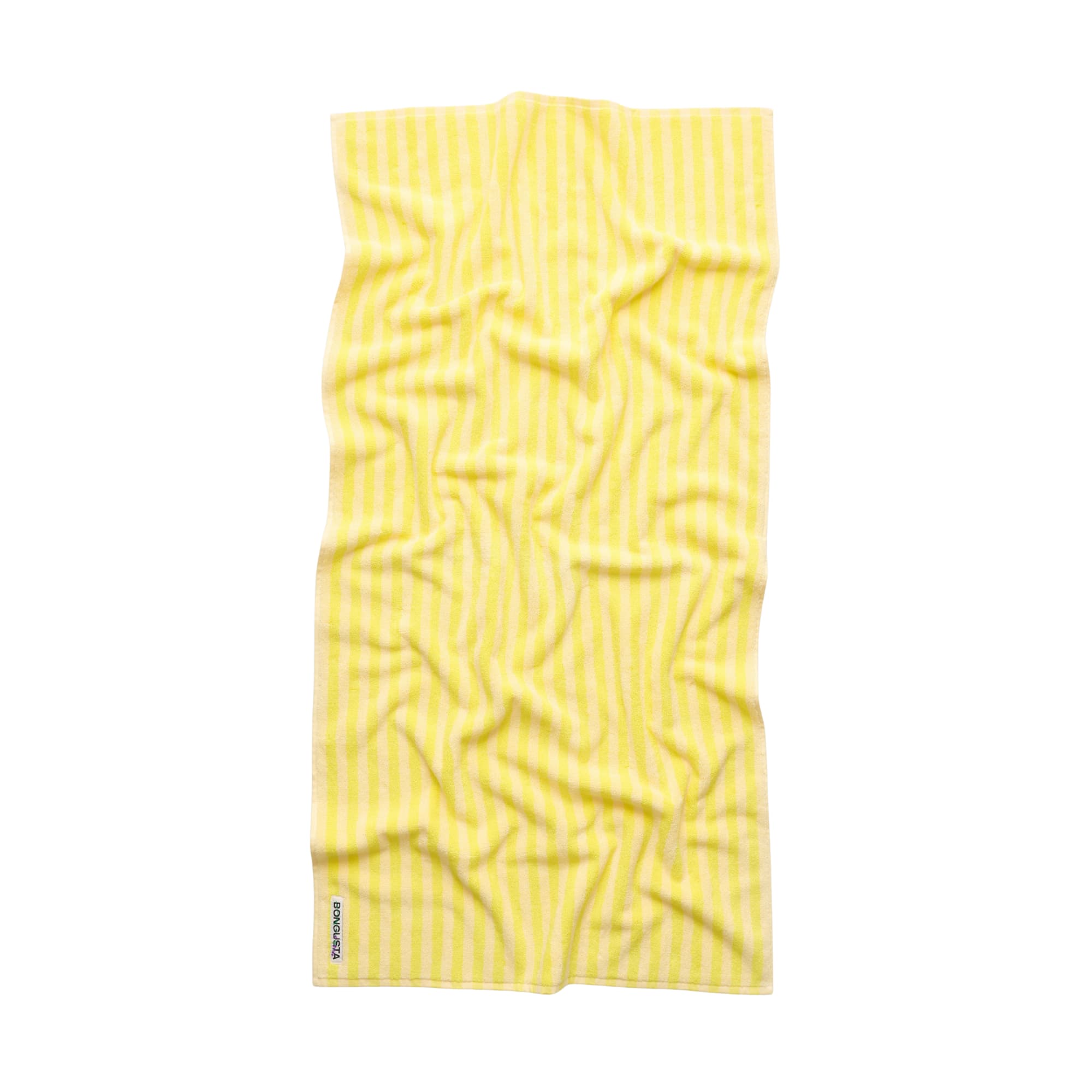 Badehåndkle Pristine & Neon Yellow 70x140