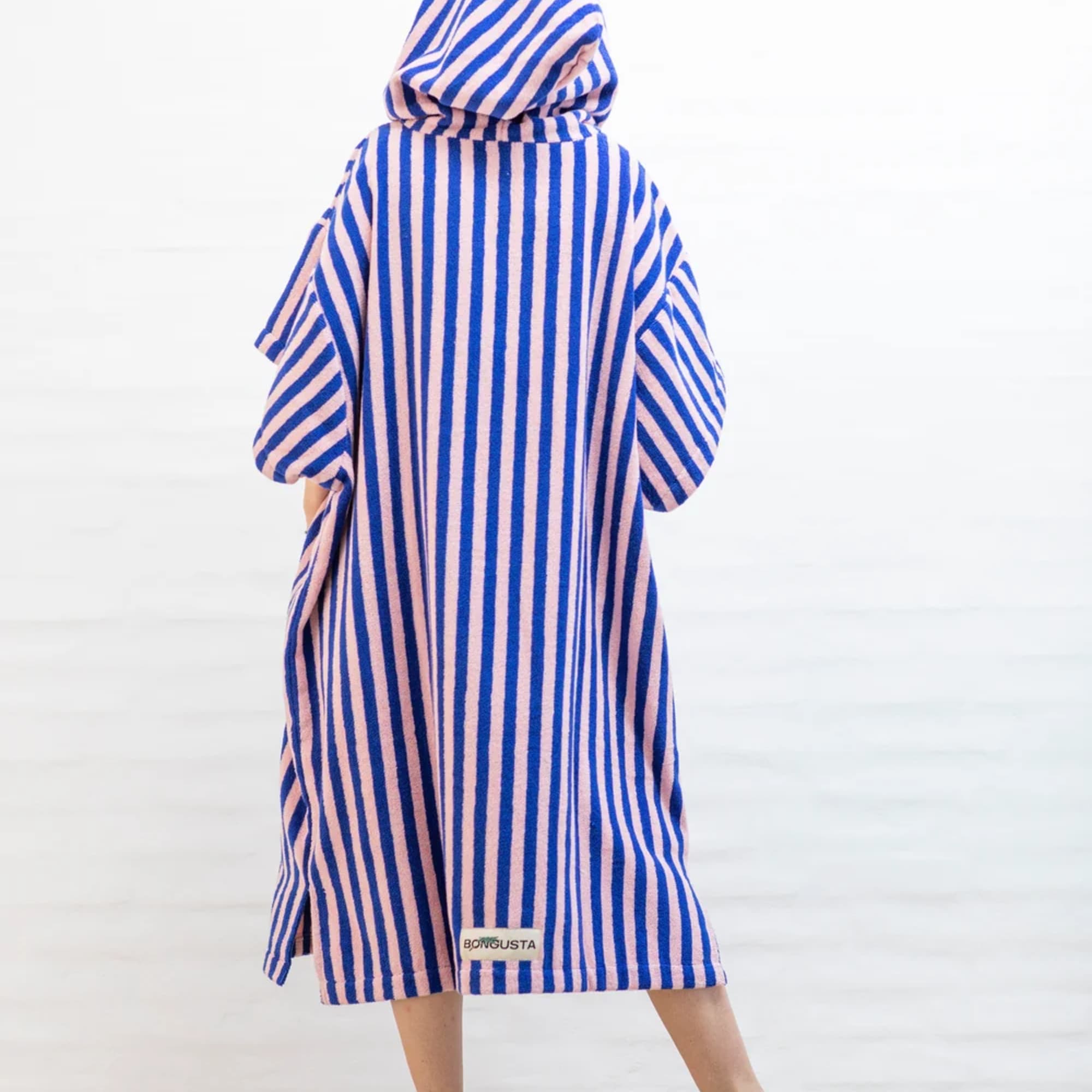 Badeponcho Dazzling Blue & Rose