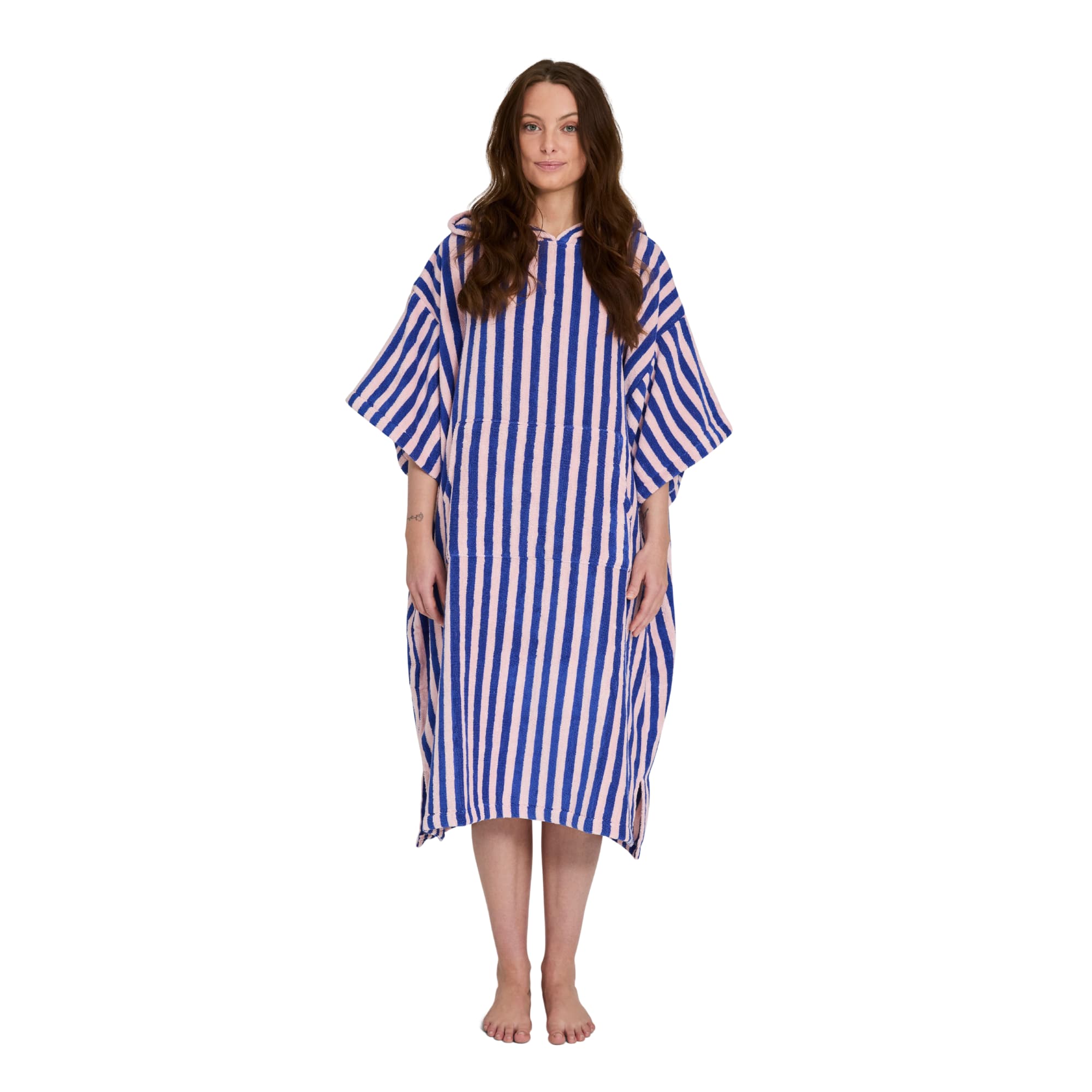 Badeponcho Dazzling Blue & Rose