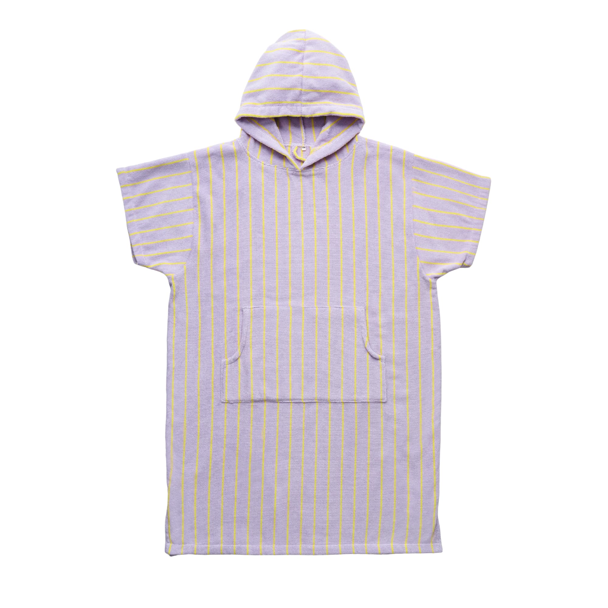 Badeponcho Lilac & Neon Yellow