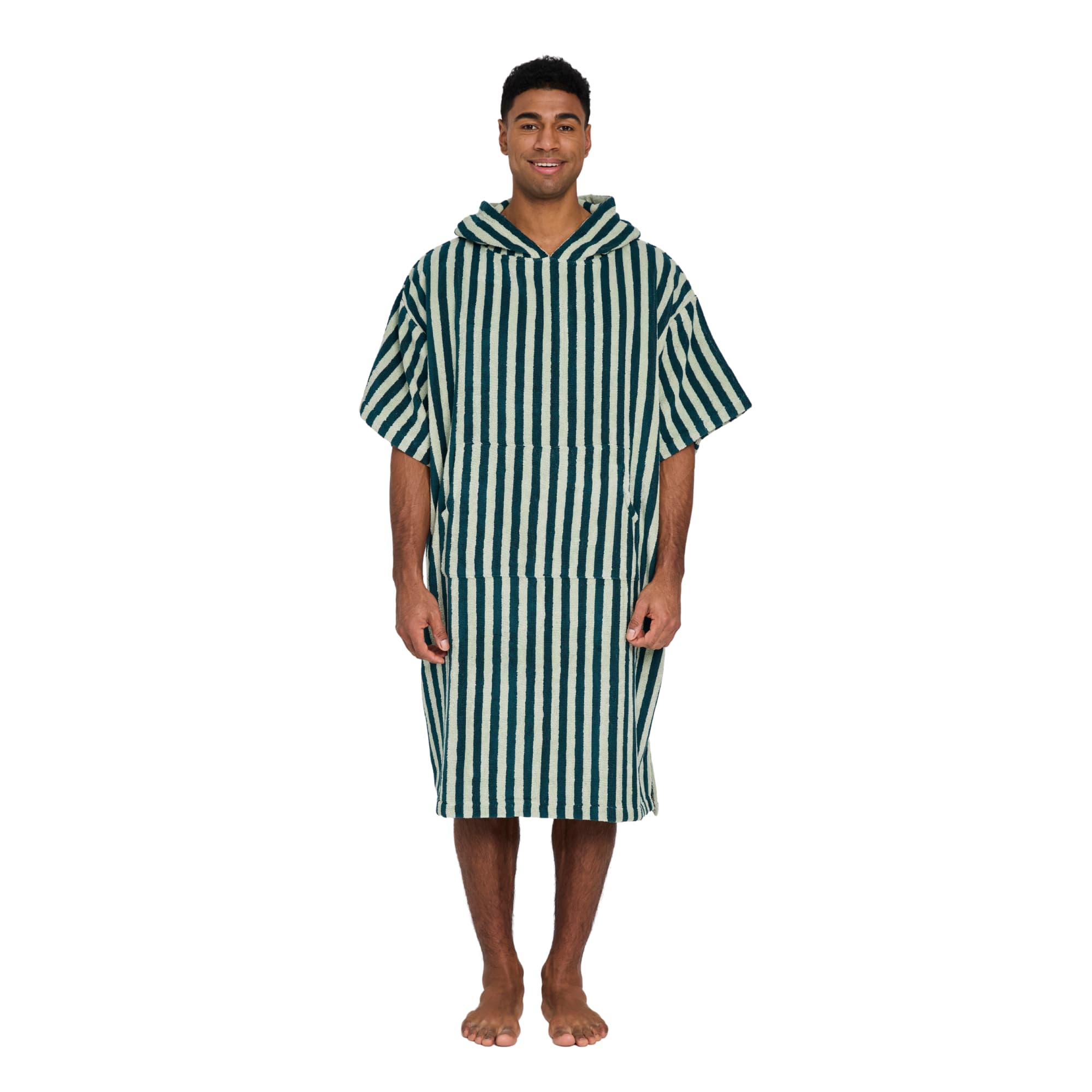 Badeponcho Sea Foam & Deep Teal