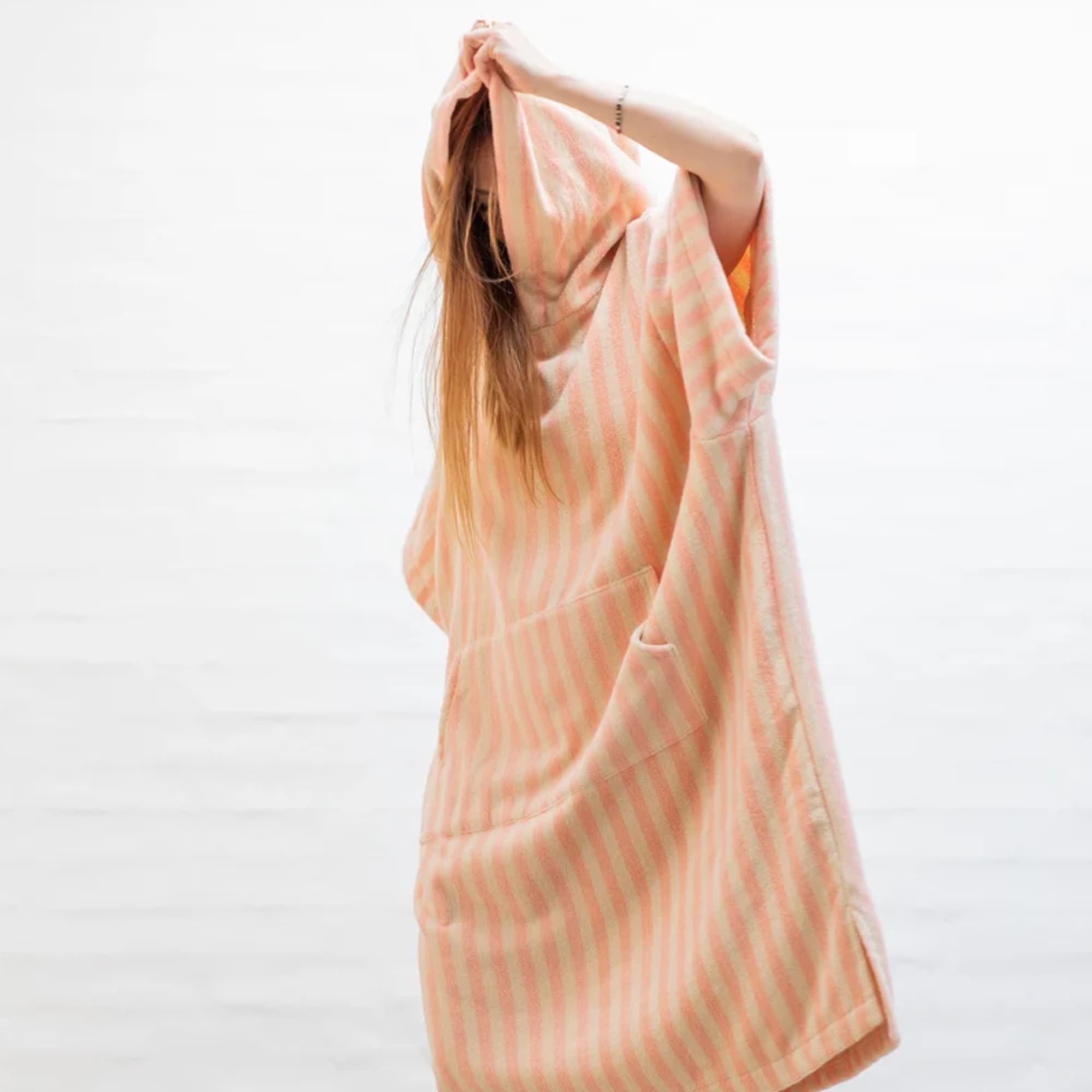 Badeponcho Tropical & Creme
