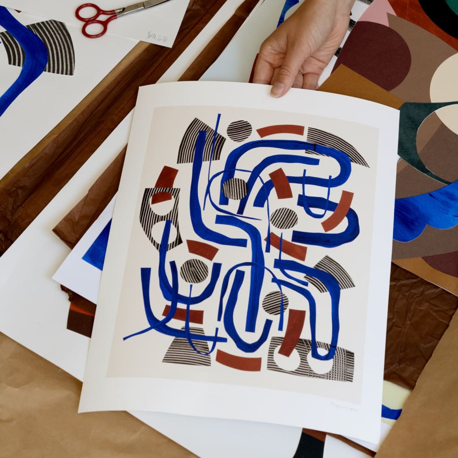 Poster Circling Pieces