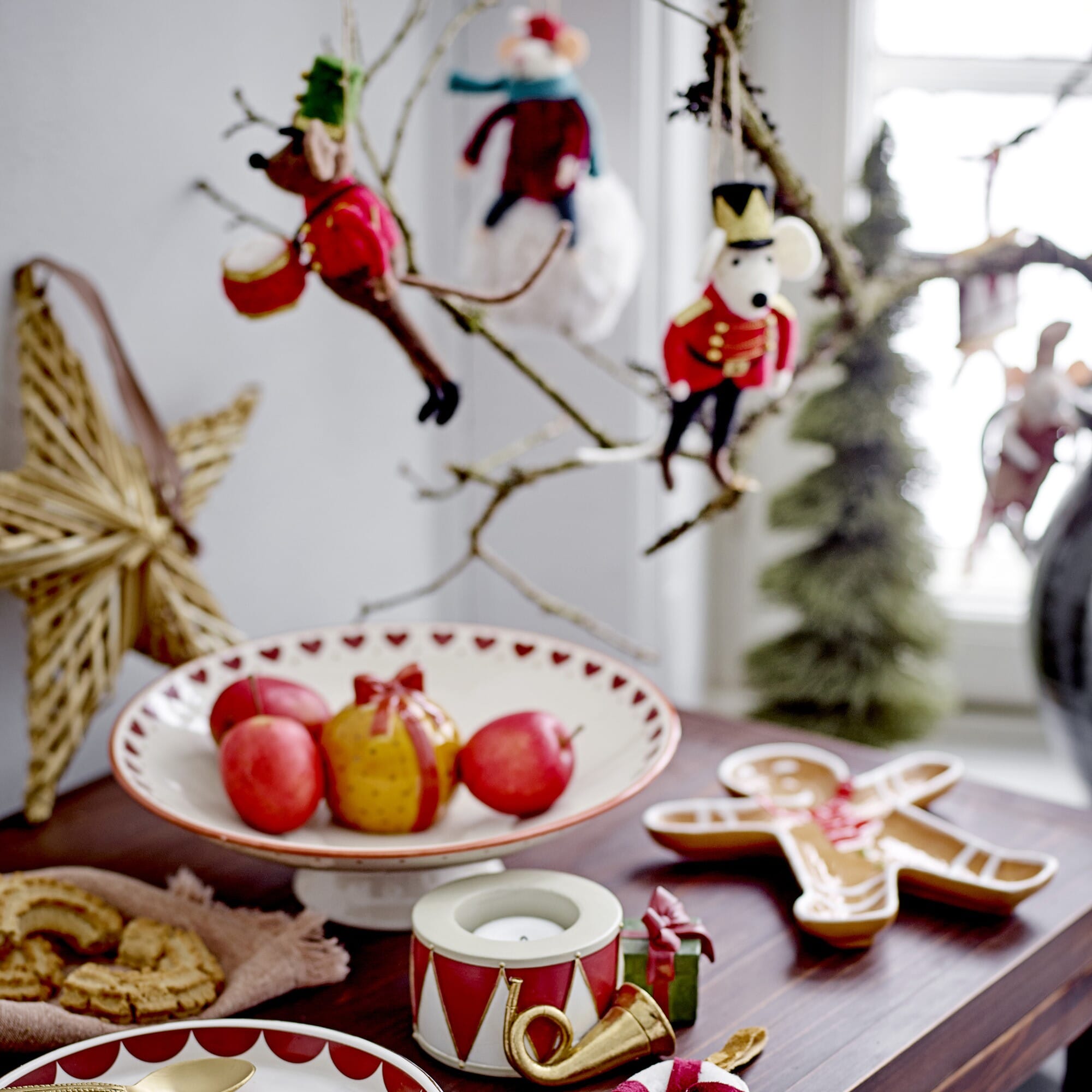 2 stk | Peo julepynt hengende på gren