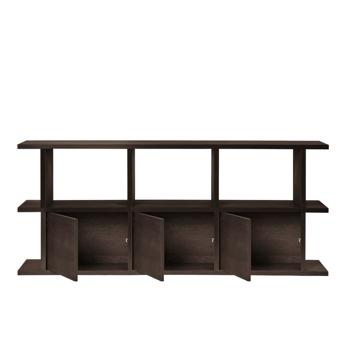 Bokhylle Kona 3x2 med skap