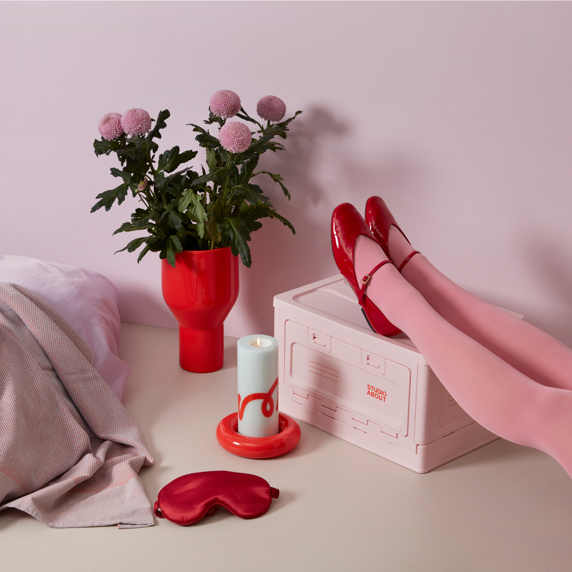 Boks Medium Rose