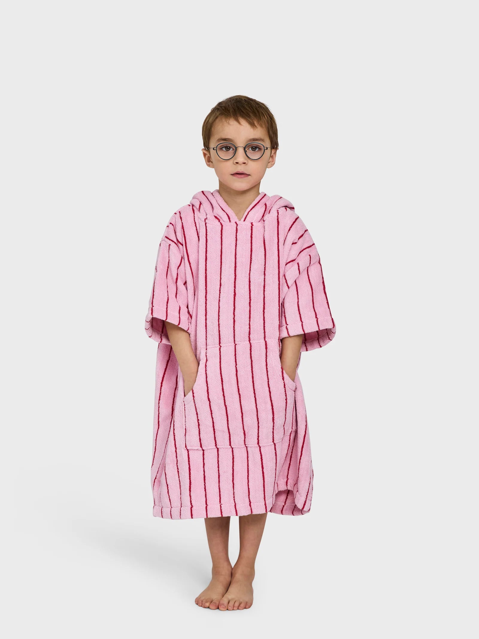 Badehåndkle Poncho Kids Baby Pink & Ski Patrol