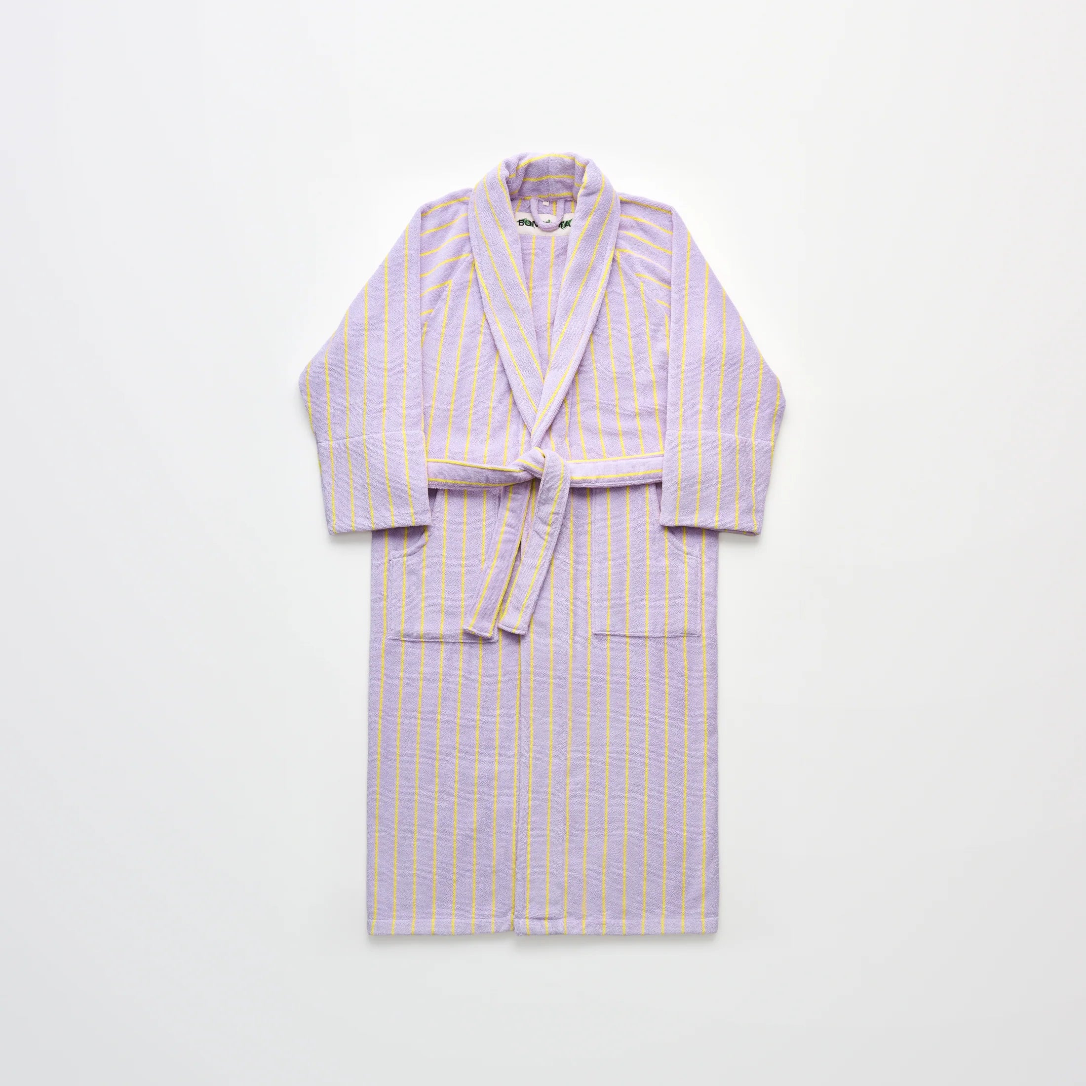 Morgenkåpe Lilac & Neon Yellow