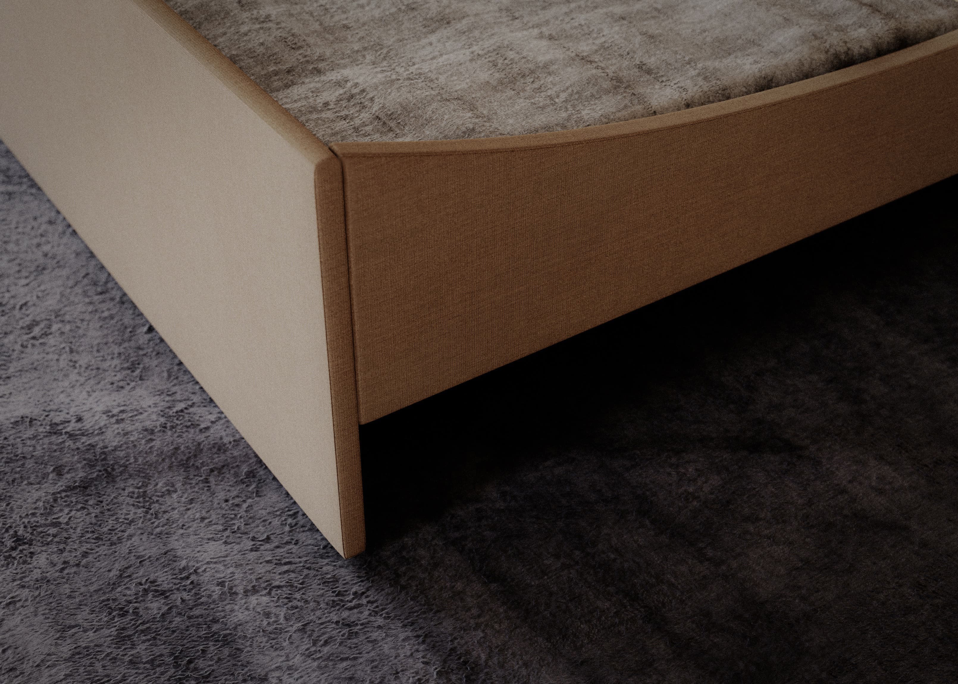 Seng Curved Dark Beige