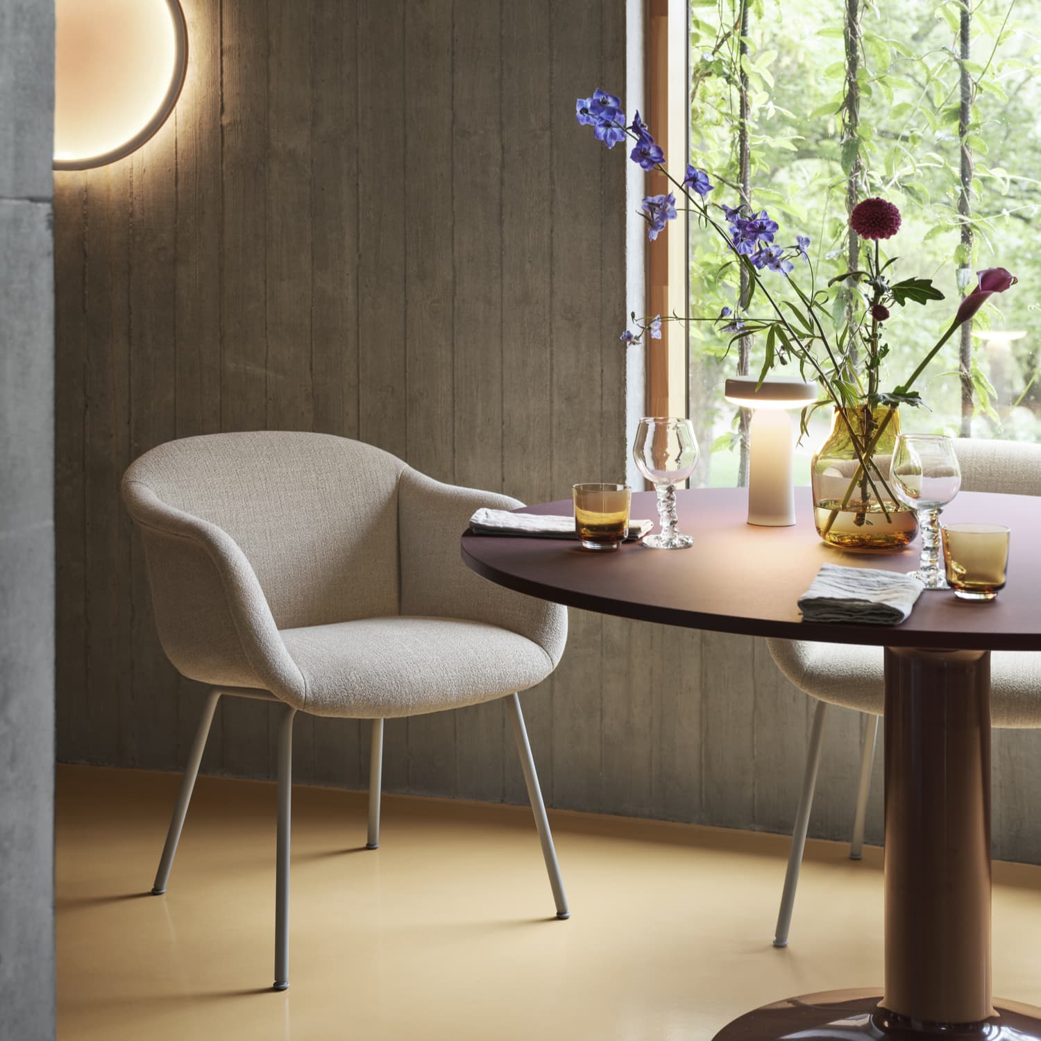 Fiber Soft Stol m/armlene Ecriture 240/Eik