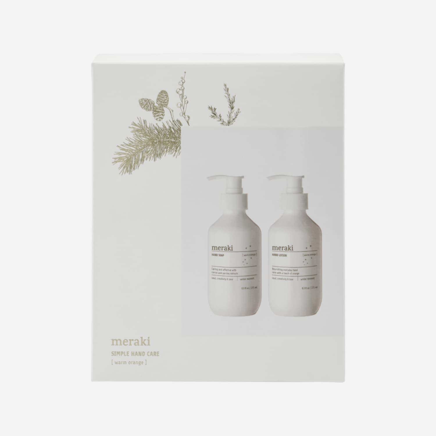 Gaveeske Warm Orange Håndsåpe & Håndkrem