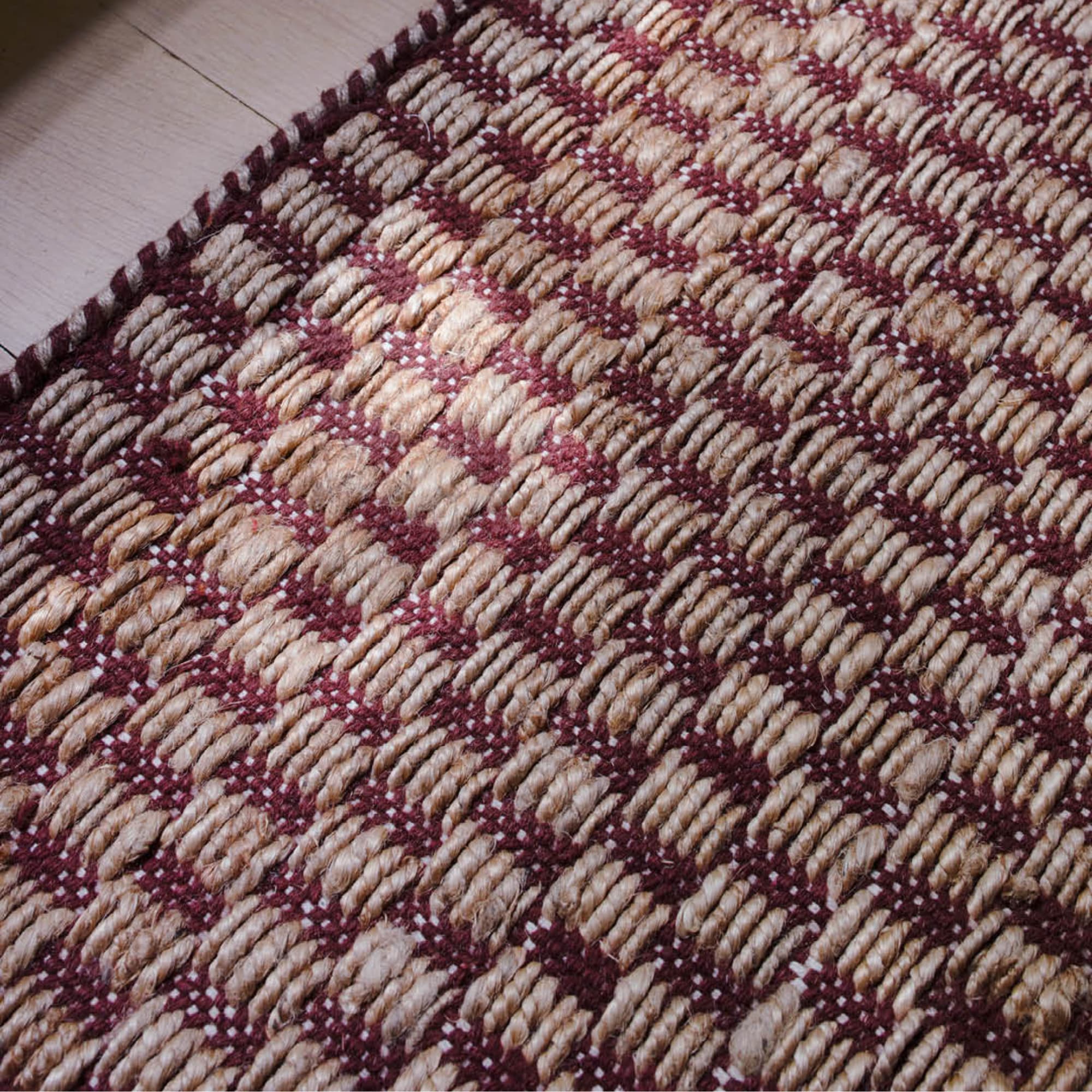 Gulvteppe Barley Burgundy