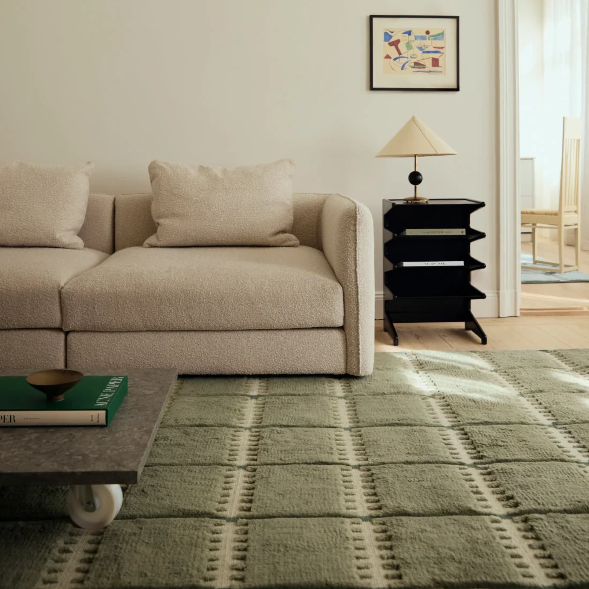 Gulvteppe Lilly Green