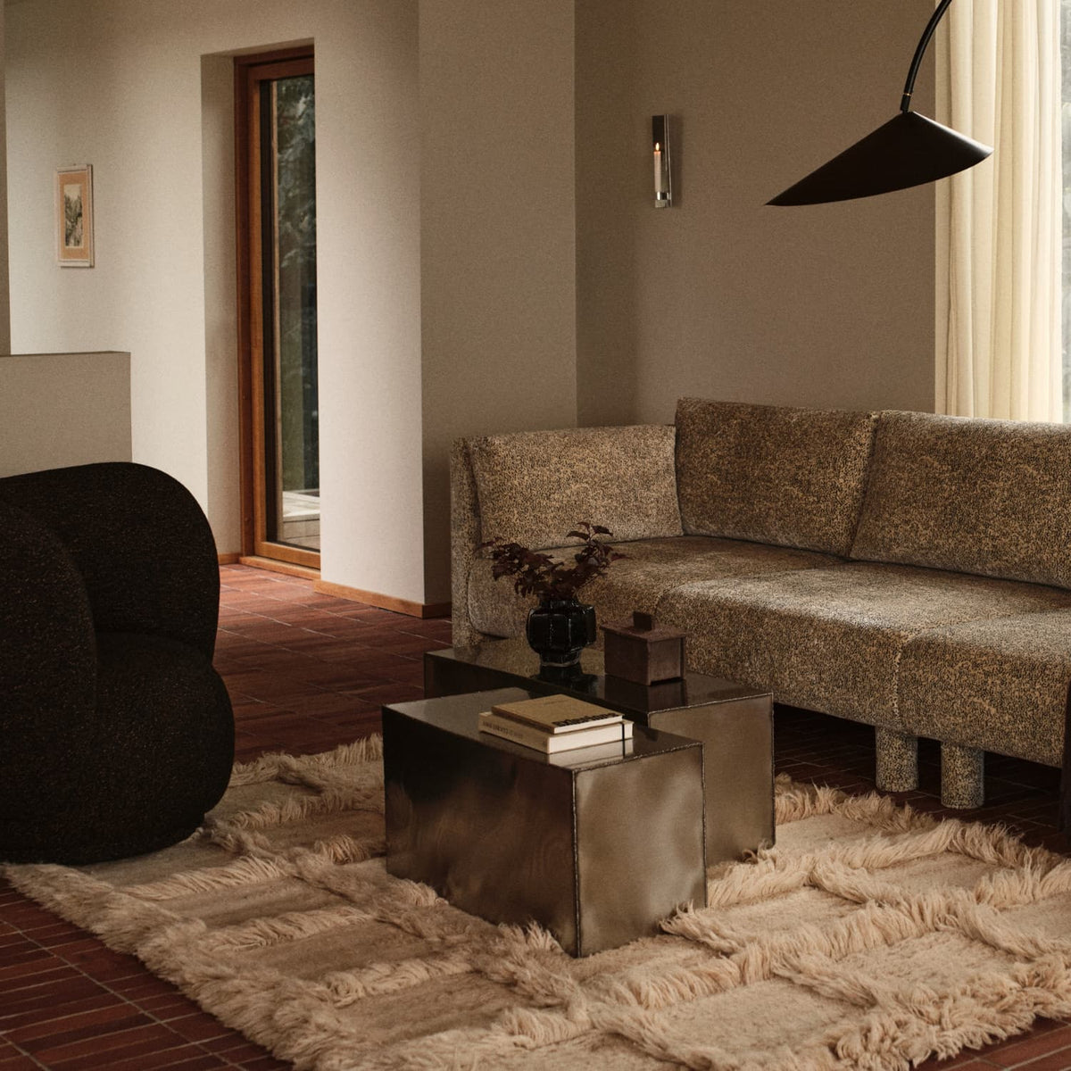 Gulvteppe Norte Grid 160x235