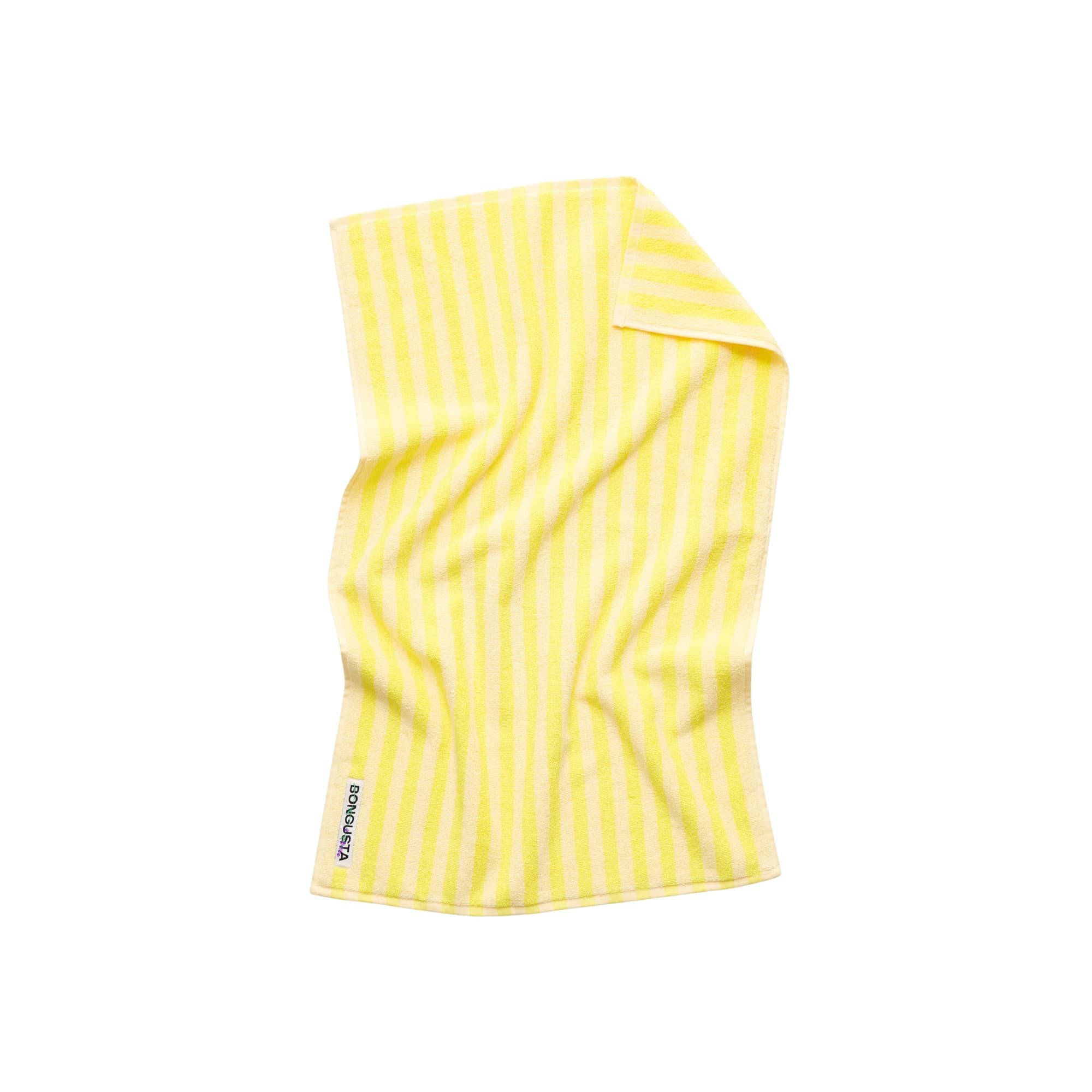 Håndhåndkle Pristine & Neon Yellow 50x80