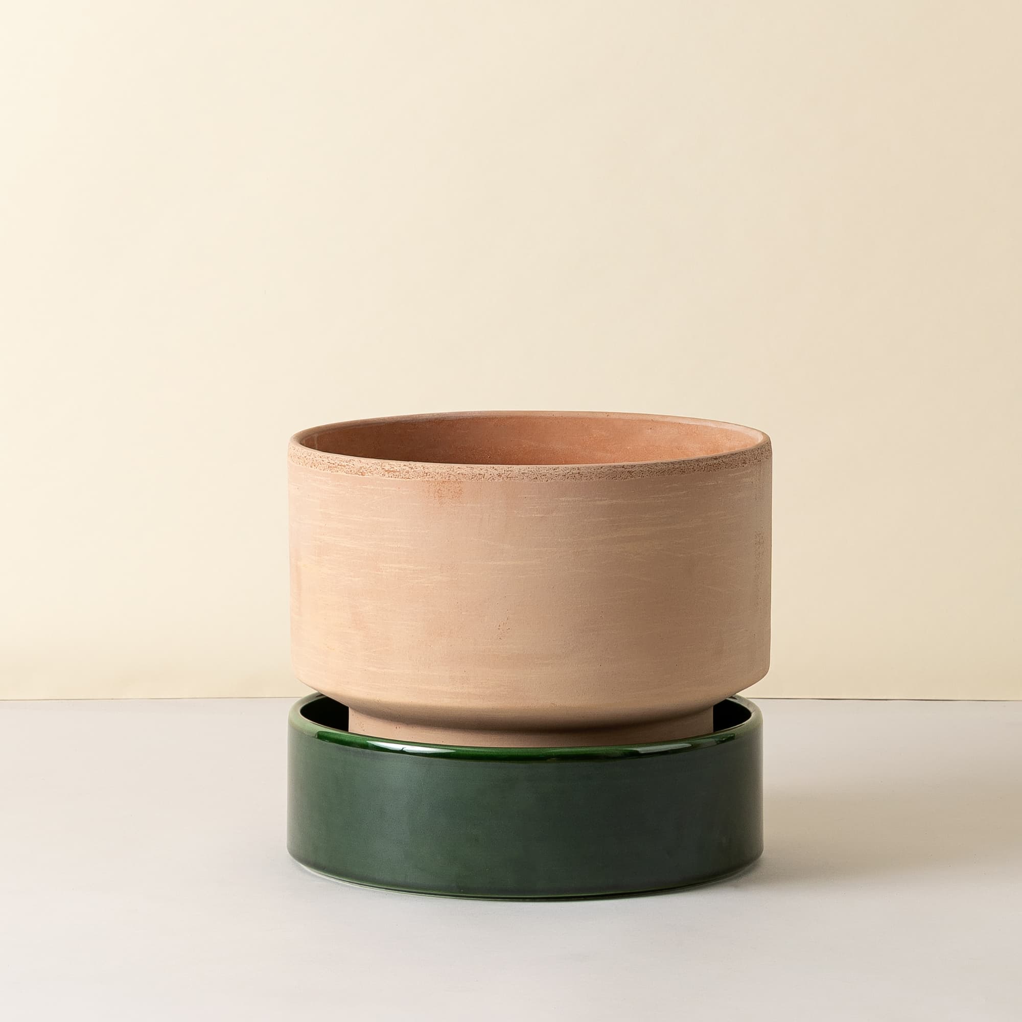 Hoff Potte Rosa/Emerald Green 30x25