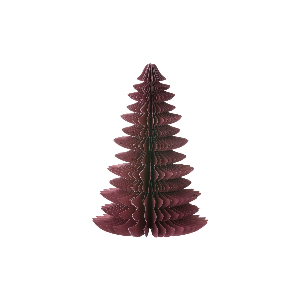 Papirjuletre Wispwood Aubergine H 18 cm