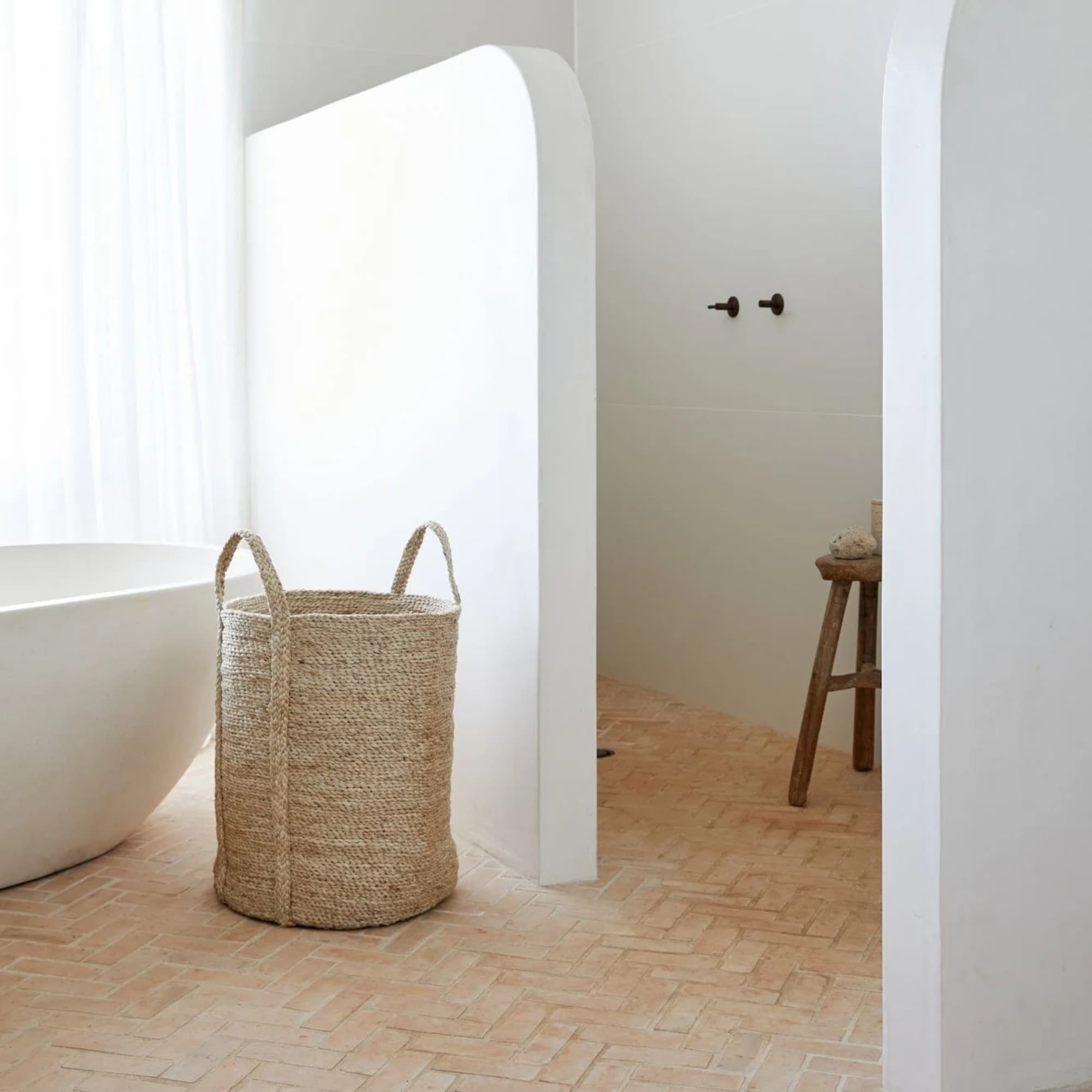 Kurv Jute Natur H:52