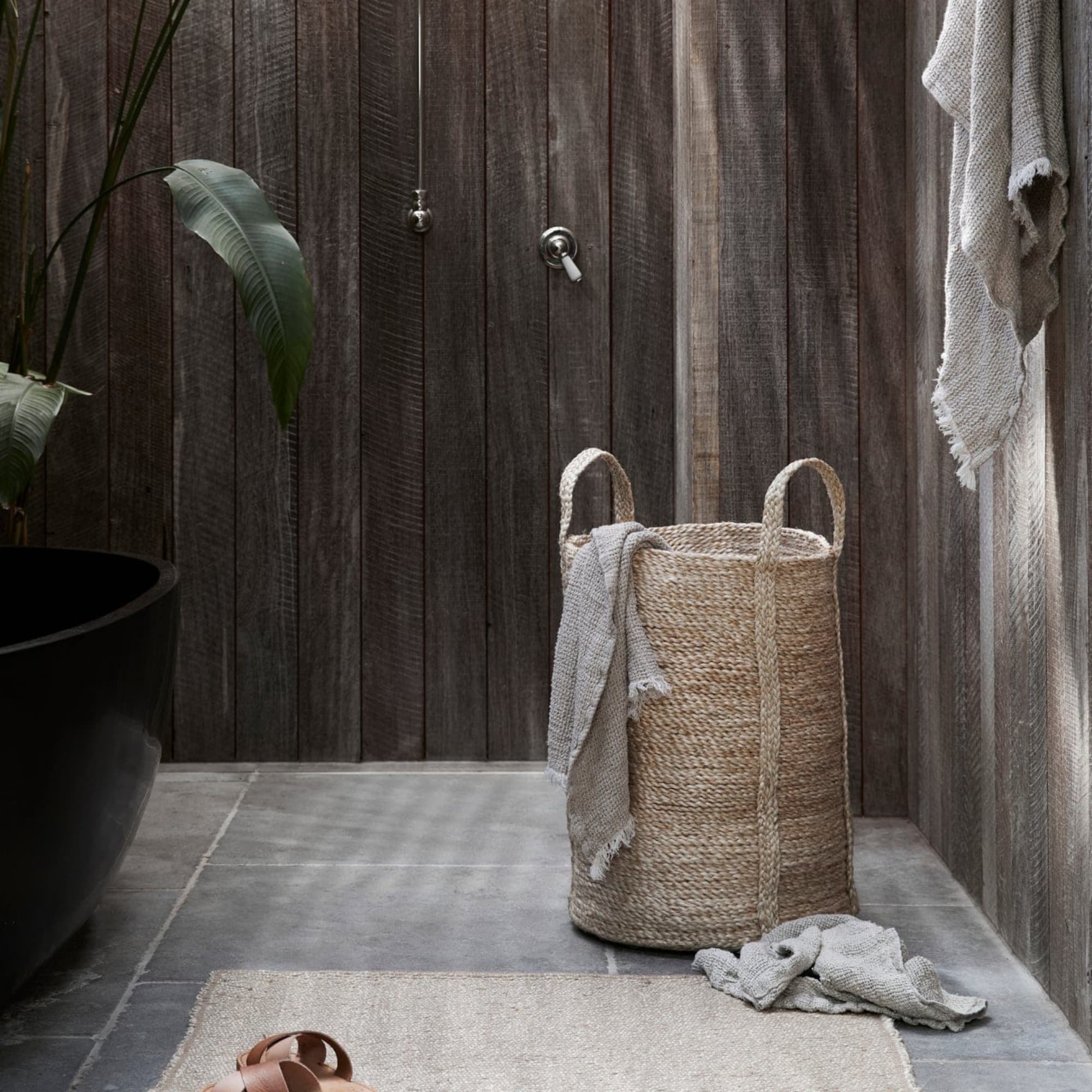 Kurv Jute Natur H:52
