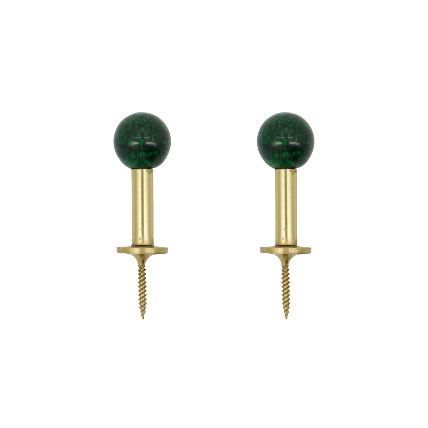 2 stk | Knagg Ball Grønn Ø:4