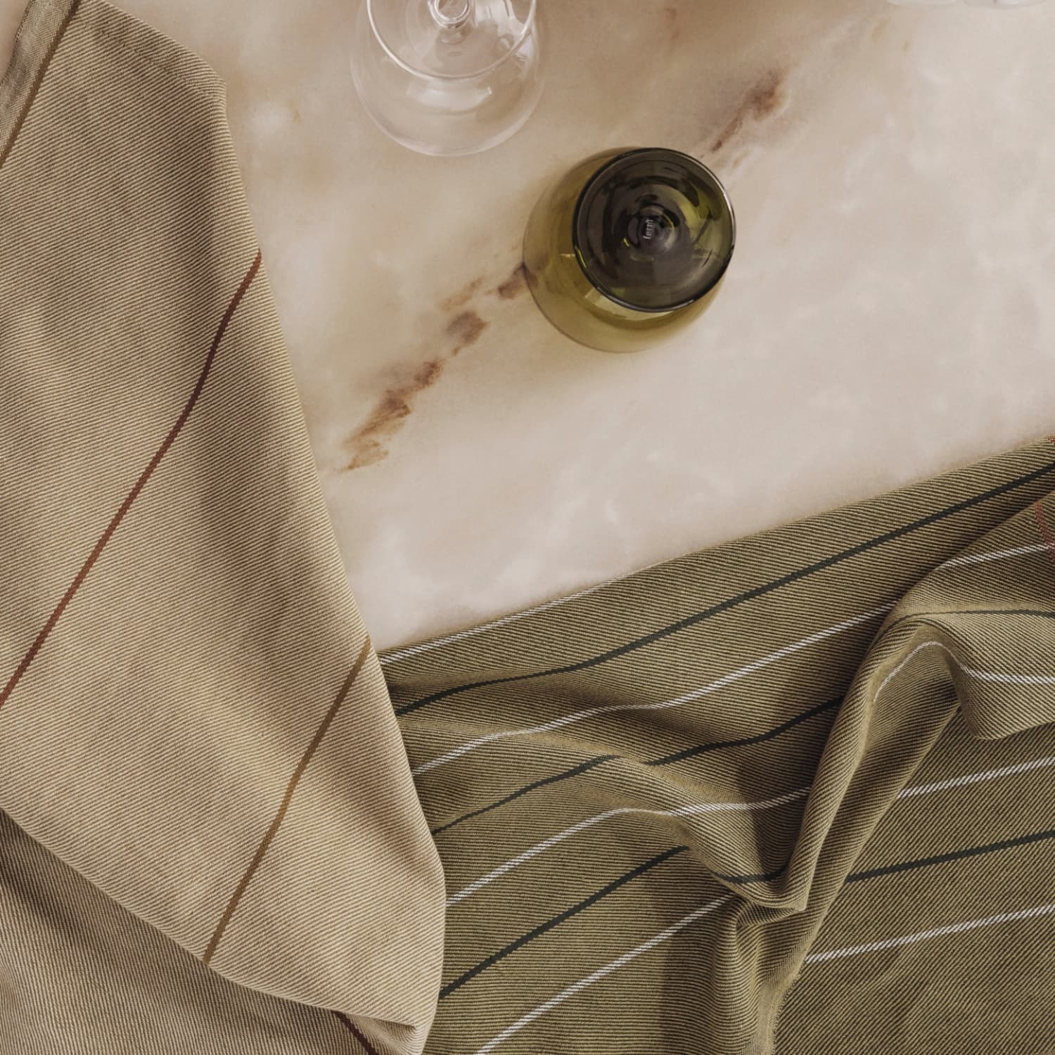 2 stk | Kjøkkenhåndkle Ito Seaweed/Flax