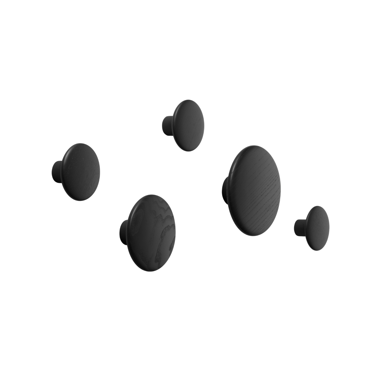 Knagg Dots Svart