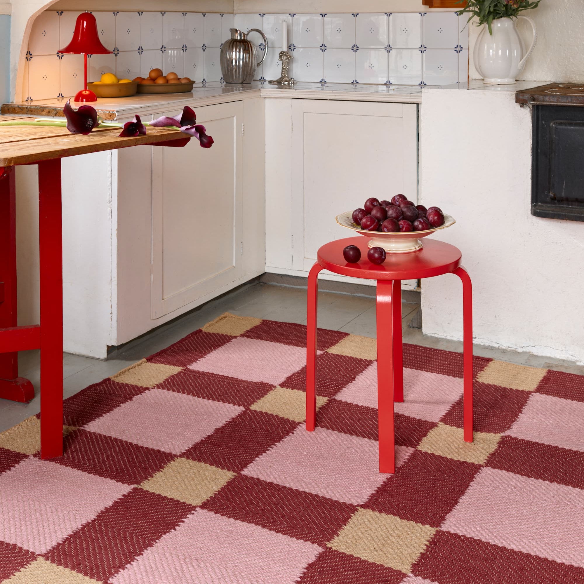 Gulvteppe Evelina Plum Punsch