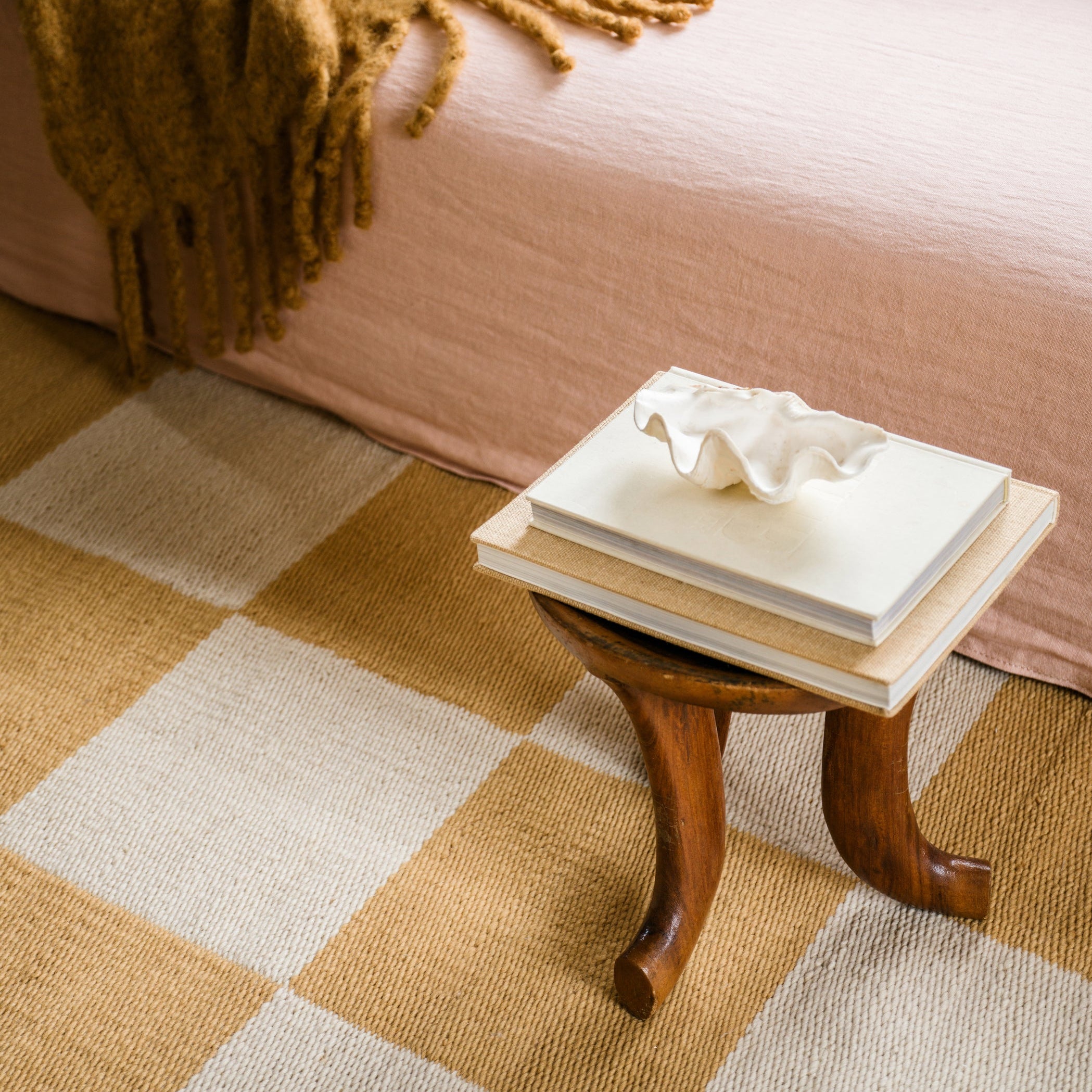 Gulvteppe Chess Harvest Yellow