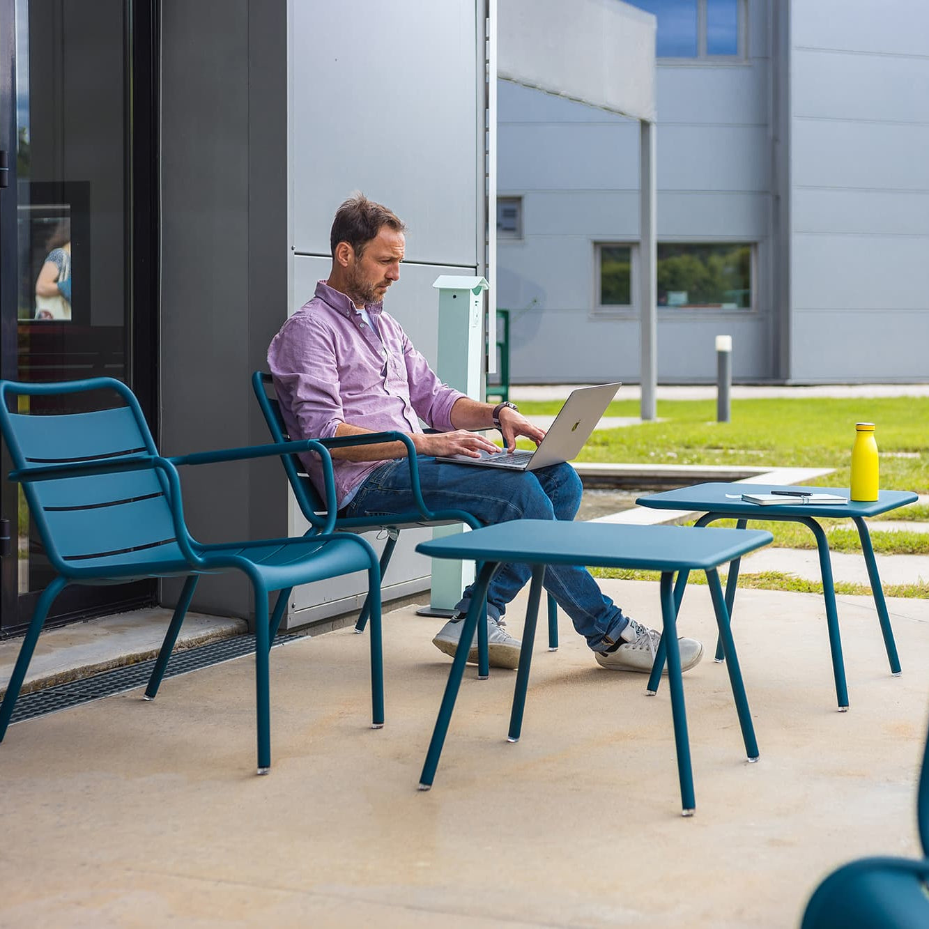 Loungestol Luxembourg m/armlener