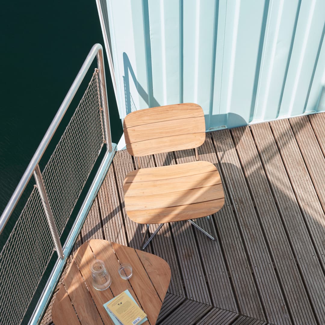 Lilium Lounge Bord Teak