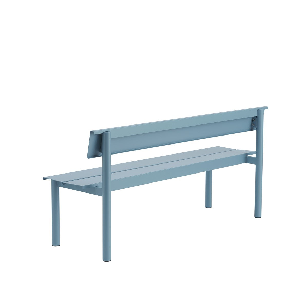 Utebenk Linear med Rygg 170
