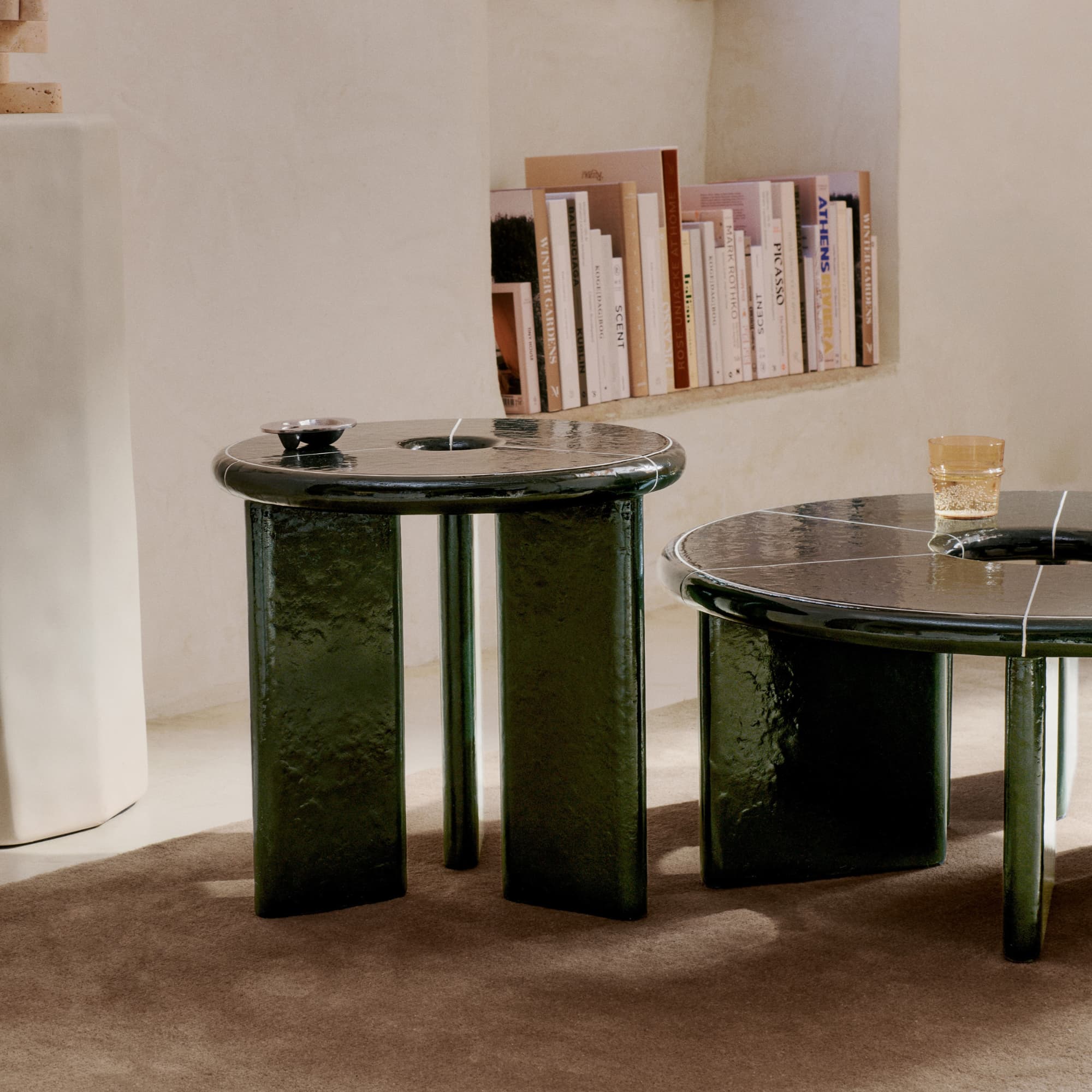 Sidebord Deya Ø47 Dark Green