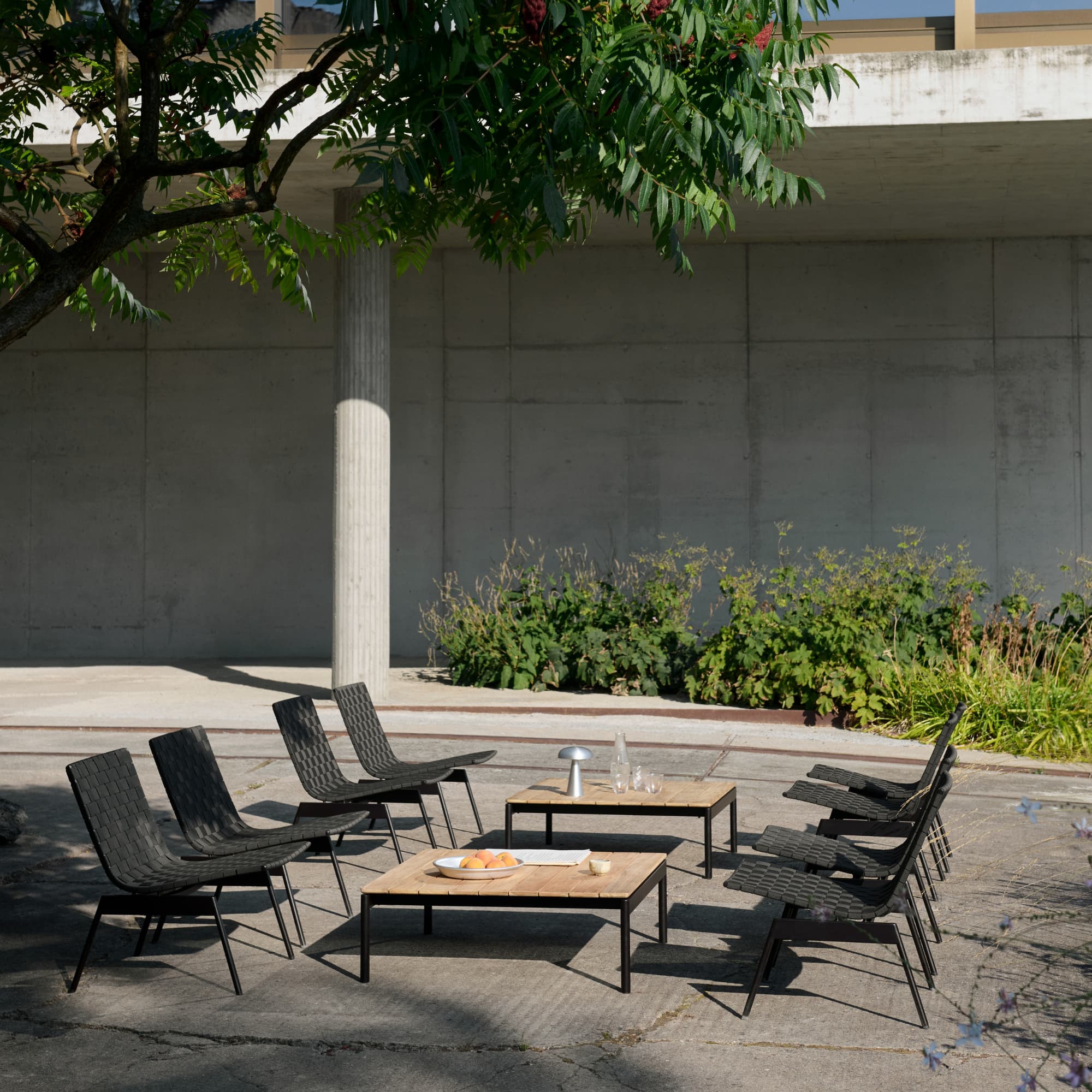 Utendørs Loungebord Ville AV50 Warm Black