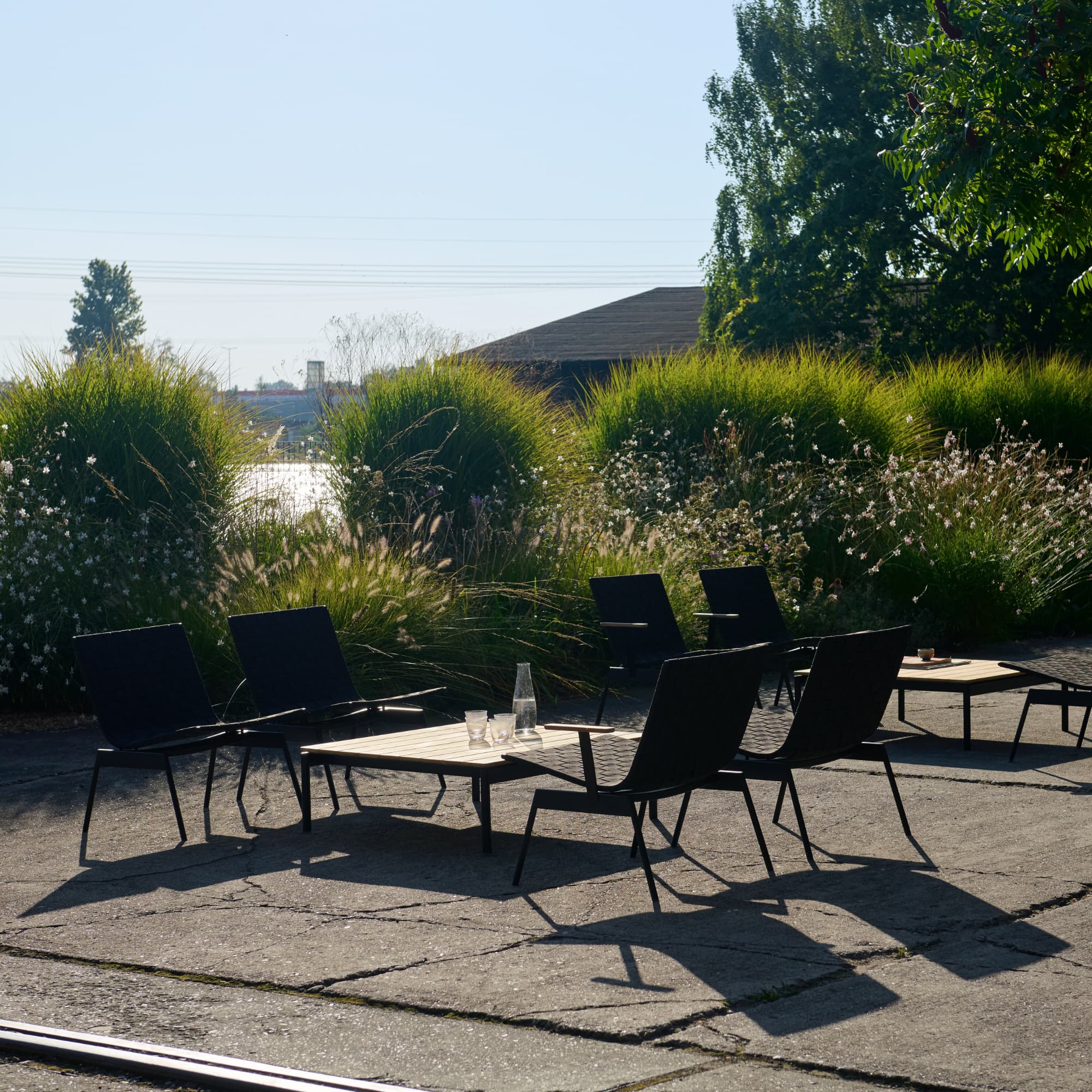 Utendørs Loungebord Ville AV50 Warm Black