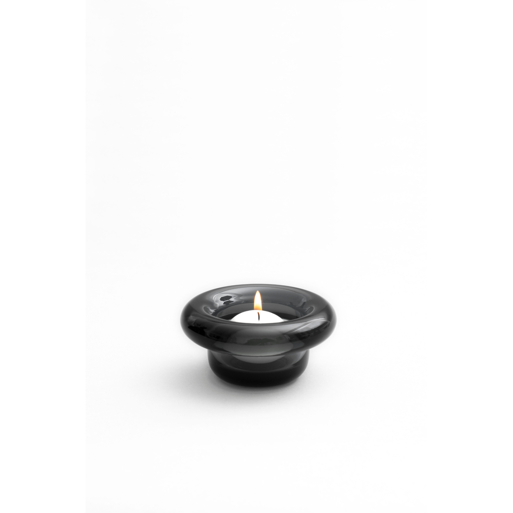 Telysholder Sirkel Smoke Gray