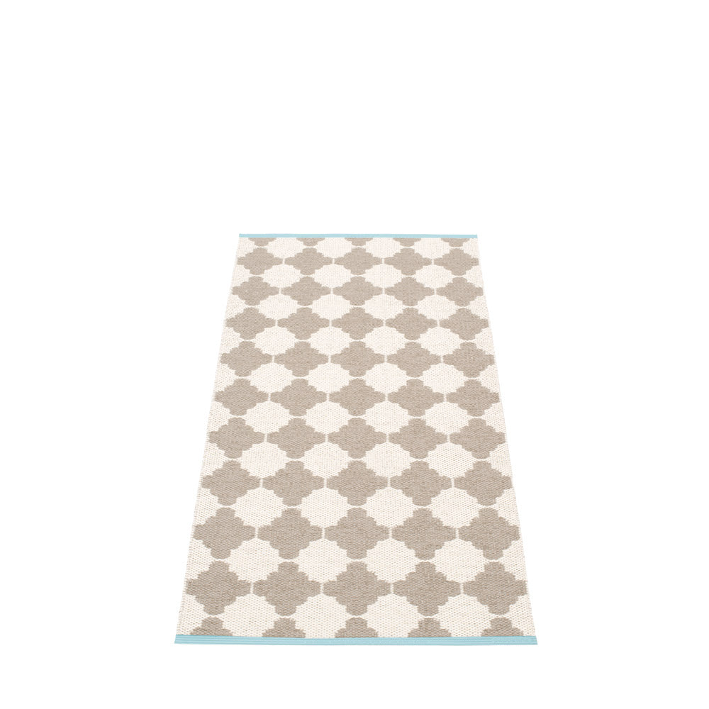 Marre Mud/Vanilla - Turquoise stripe